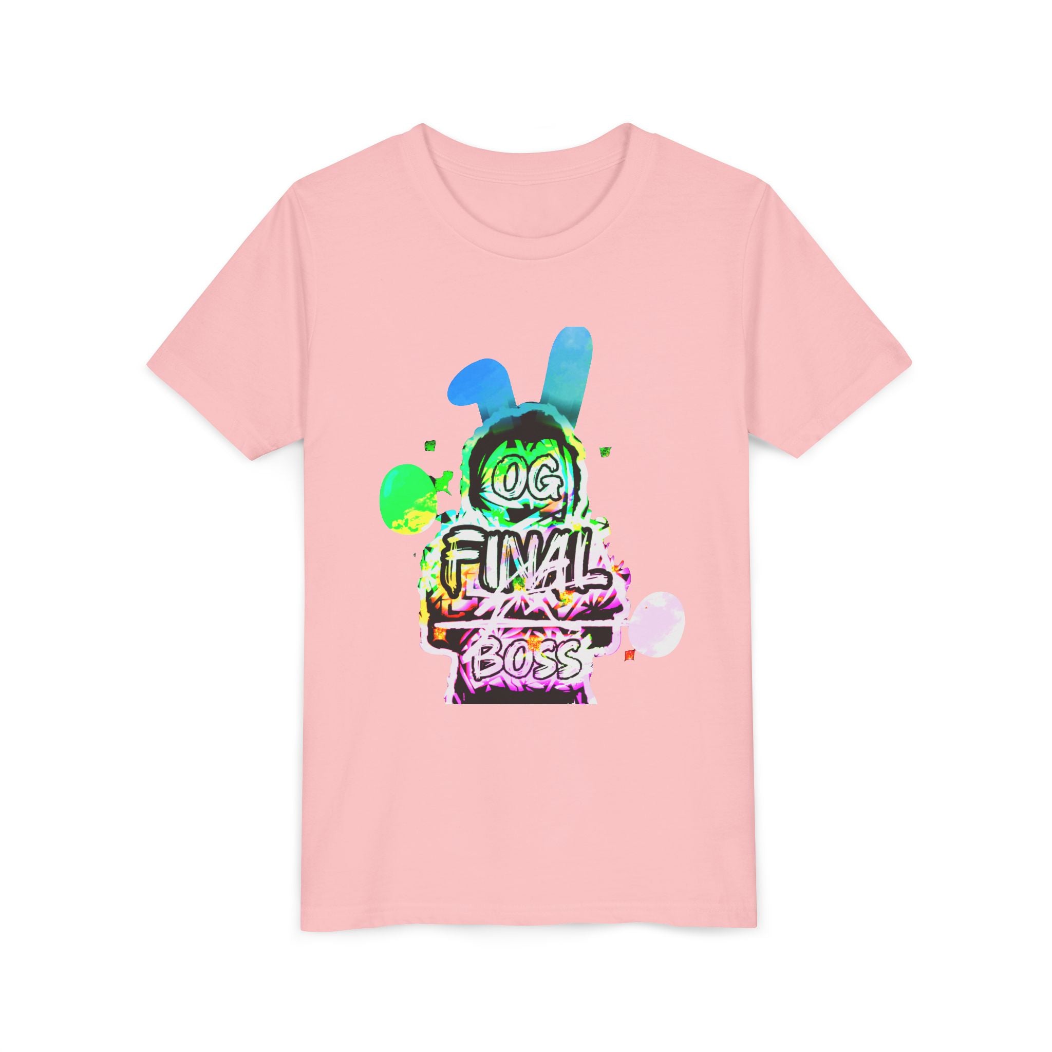 Easter OG Final Boss — Holographic Youth T-shirt