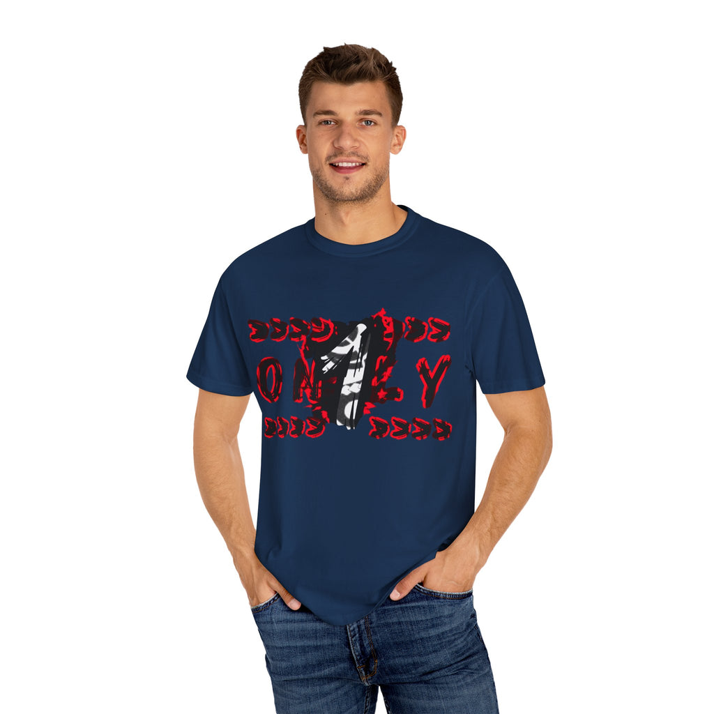 Only 1 Graphic Tee — Retro Red & Black Skate Shirt