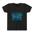I Am That Cold - Streetwear - Neon Blue Graphic Youth Tee