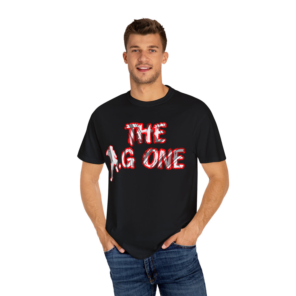 Garment-Dyed Unisex T-Shirt - 'THE O.G ONE' Graphic Tee