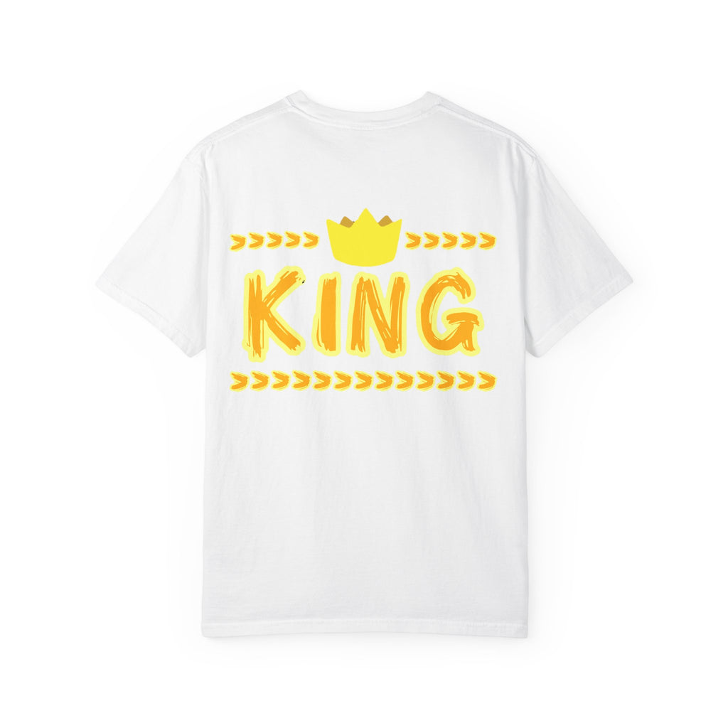 King graphic Yellow - Unisex Garment-Dyed T-shirt