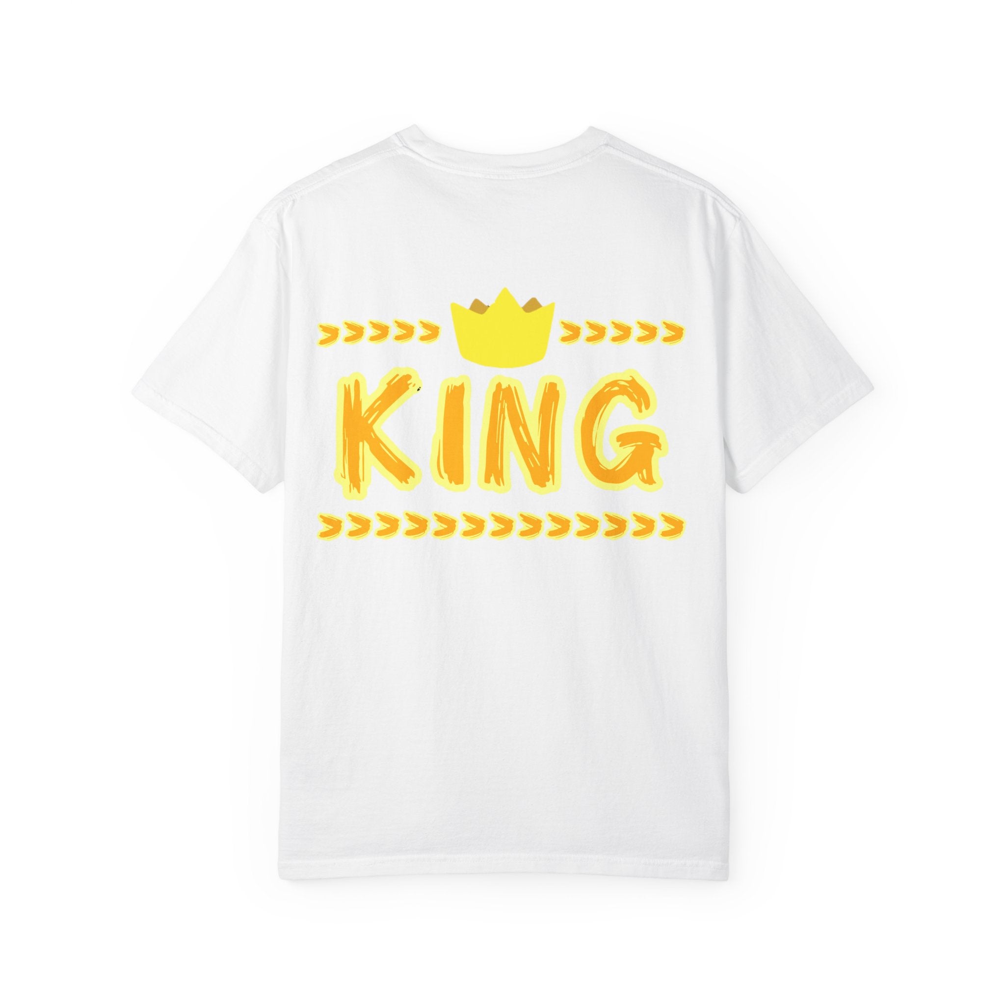 King graphic Yellow - Unisex Garment-Dyed T-shirt