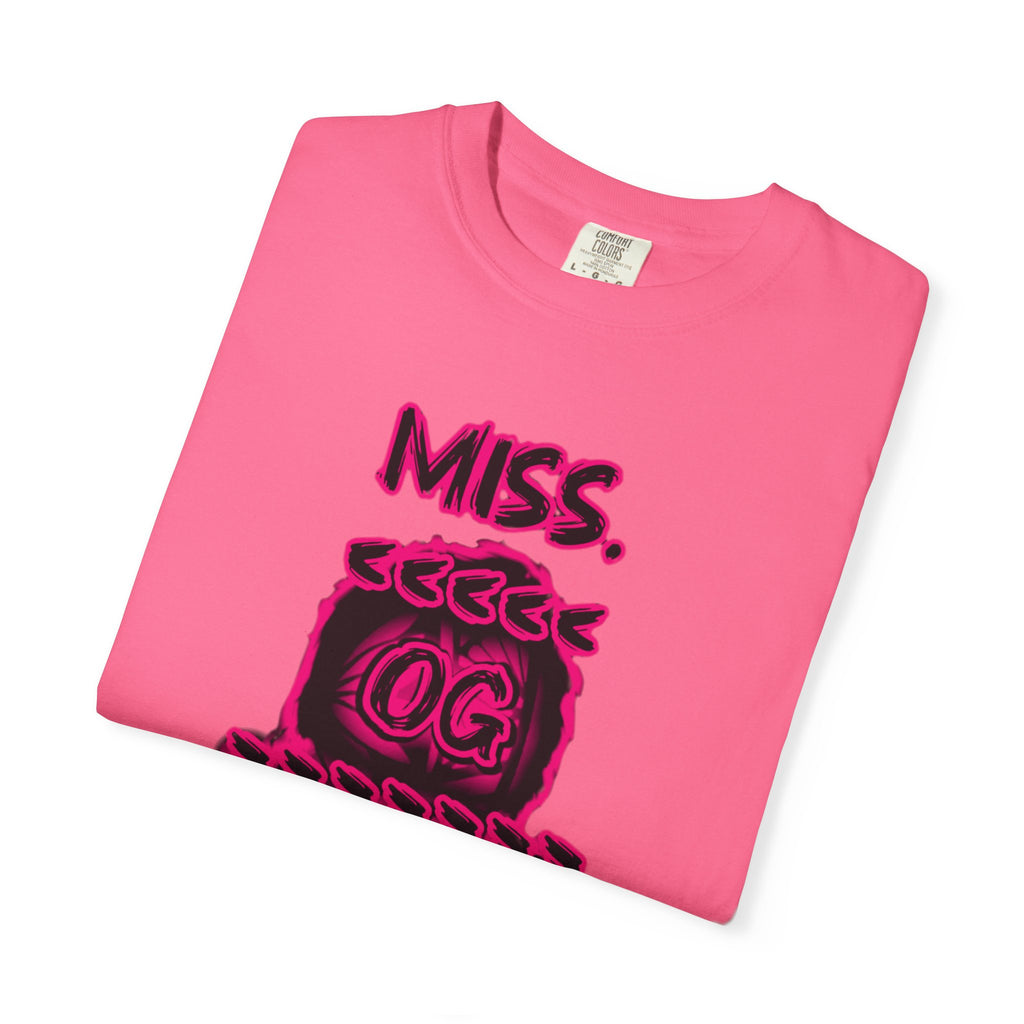 Miss OG Final Boss T-Shirt — Retro Neon Gaming Graphic Tee