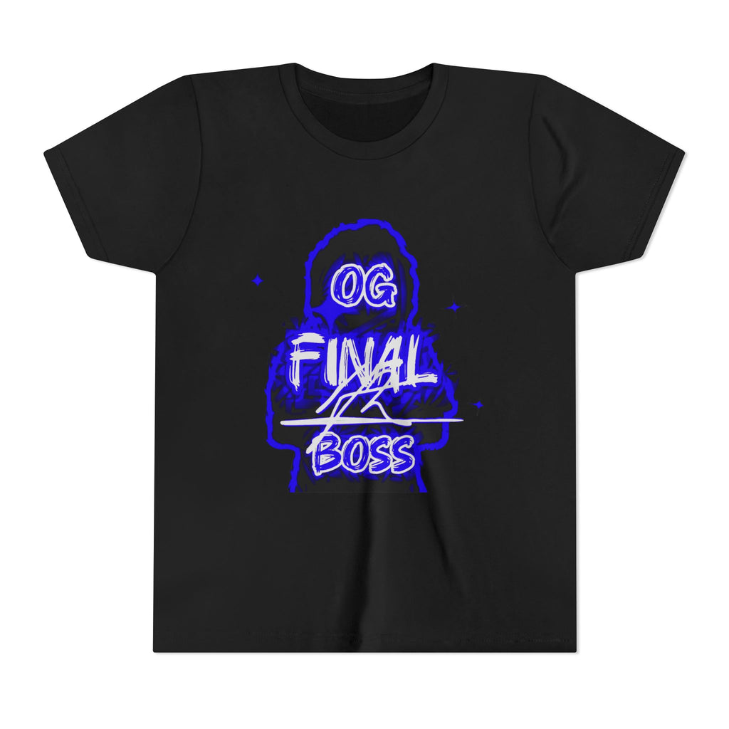 Youth Tee — "OG Final Boss" - Sapphire - Graphic Shirt
