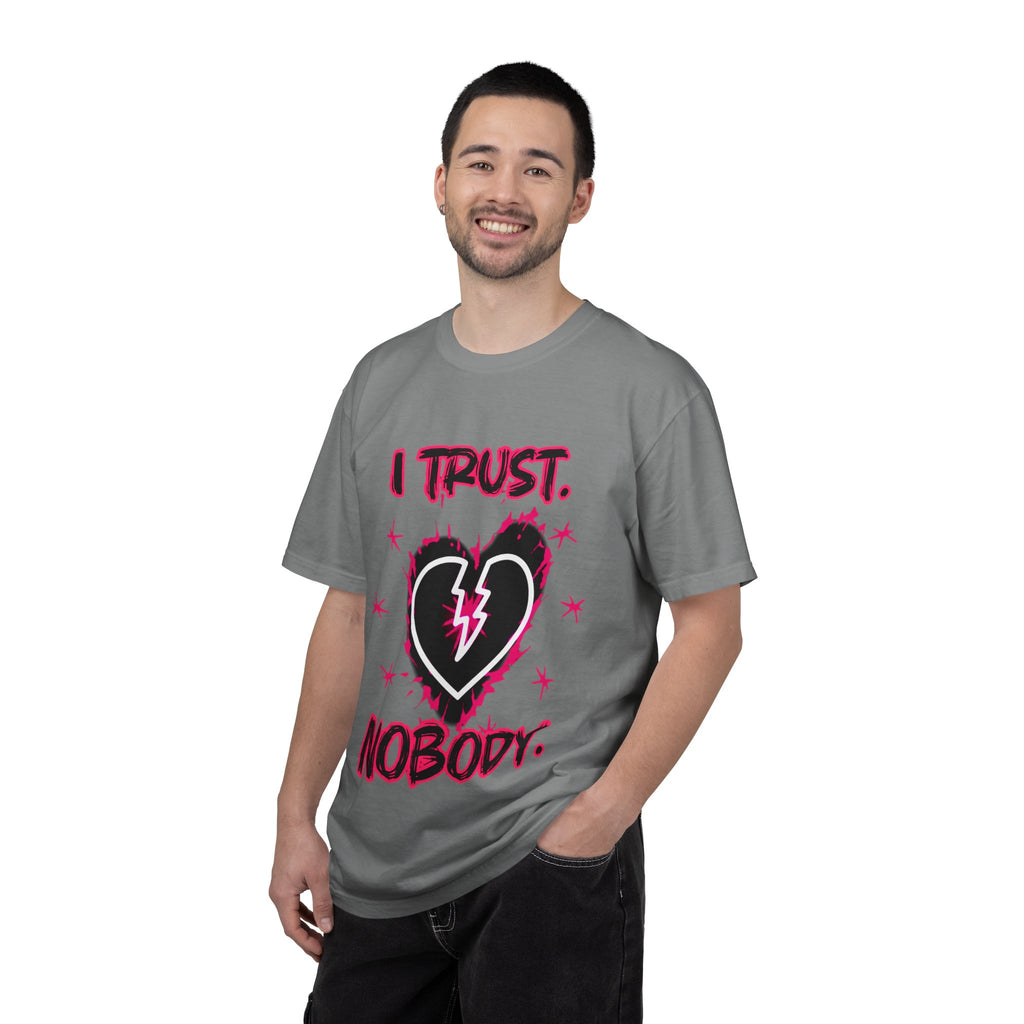 I Trust Nobody T-Shirt — Broken Heart Graphic Tee