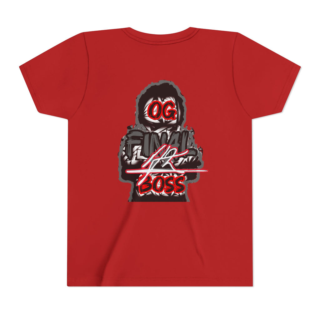 Youth Tee — "OG Final Boss" - Platinum - Graphic Shirt