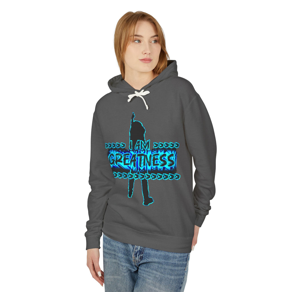 I Am Greatness Hoodie — Inspirational Musician Silhouette Pullover