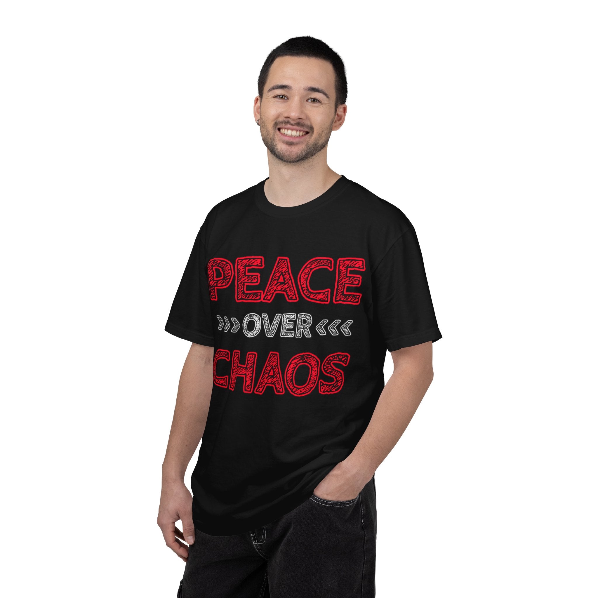 Peace Over Chaos T-Shirt — Graphic Message Tee