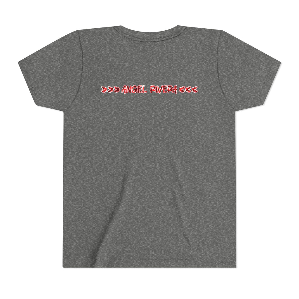Drama King Youth Tee — Bold Red Graphic Kids T‑Shirt