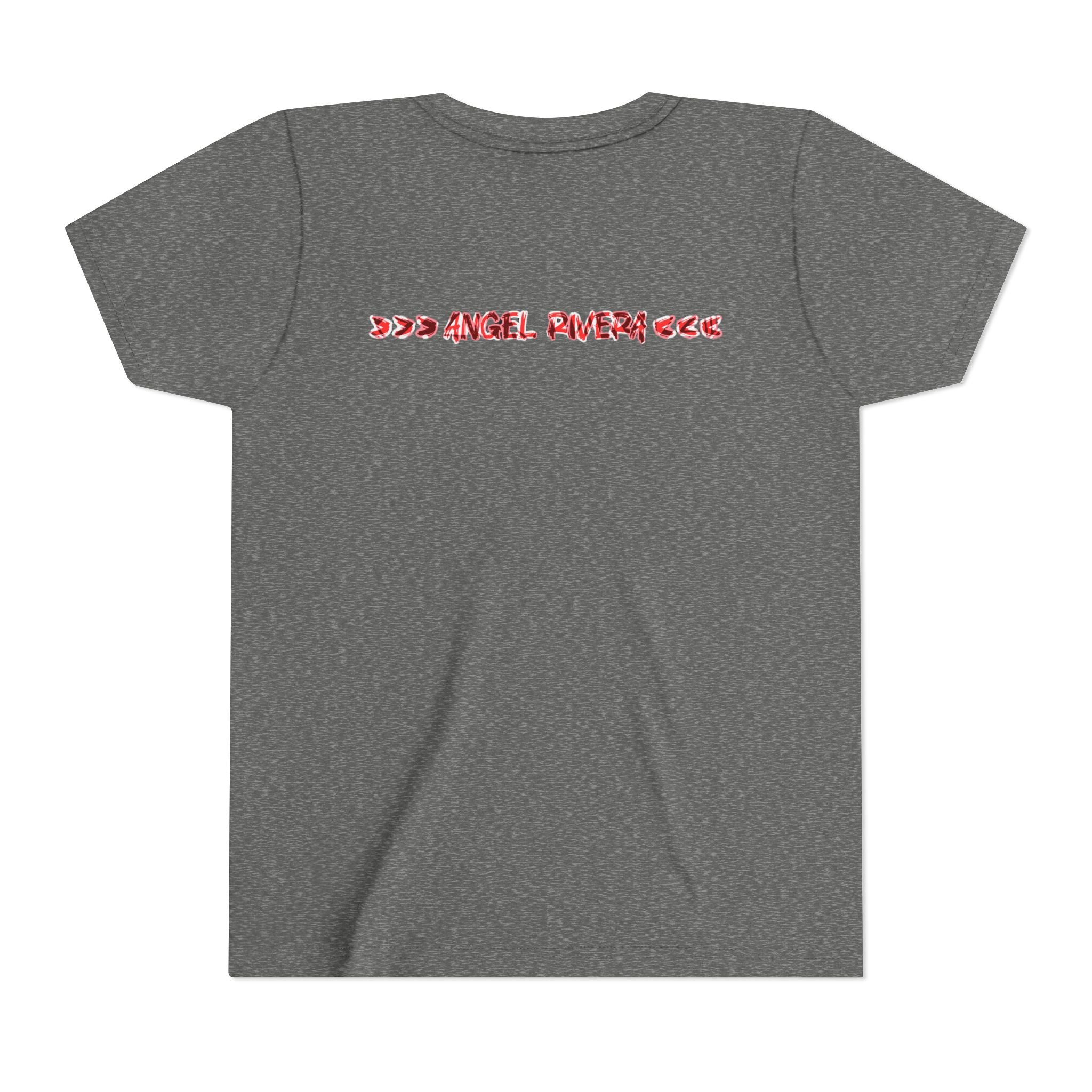 Drama King Youth Tee — Bold Red Graphic Kids T‑Shirt