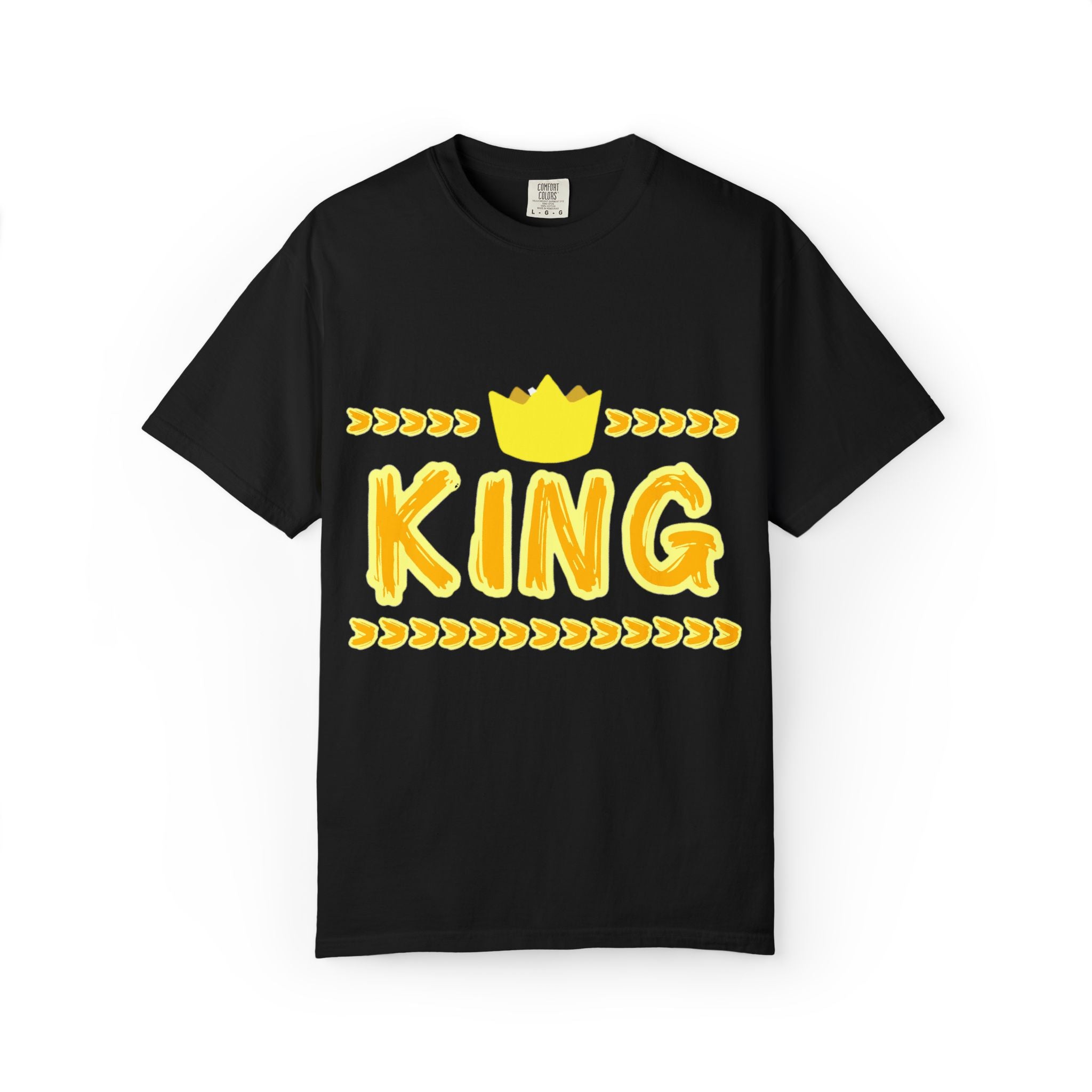 King graphic Yellow - Unisex Garment-Dyed T-shirt