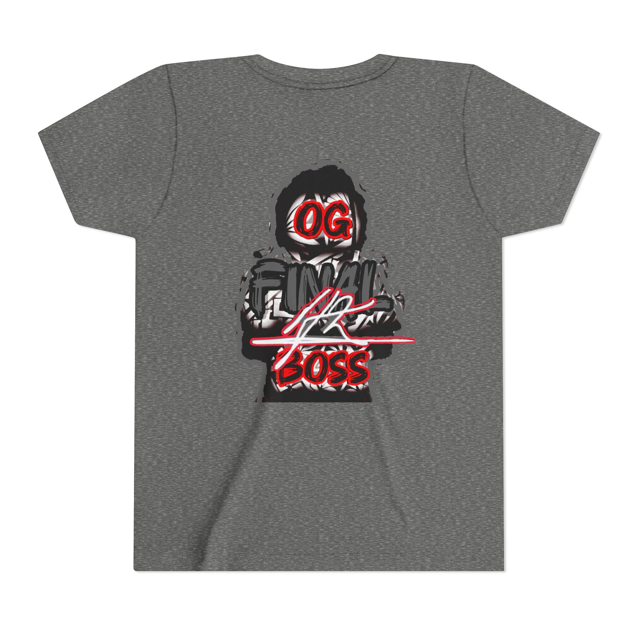 Youth Tee — "OG Final Boss" - Platinum - Graphic Shirt