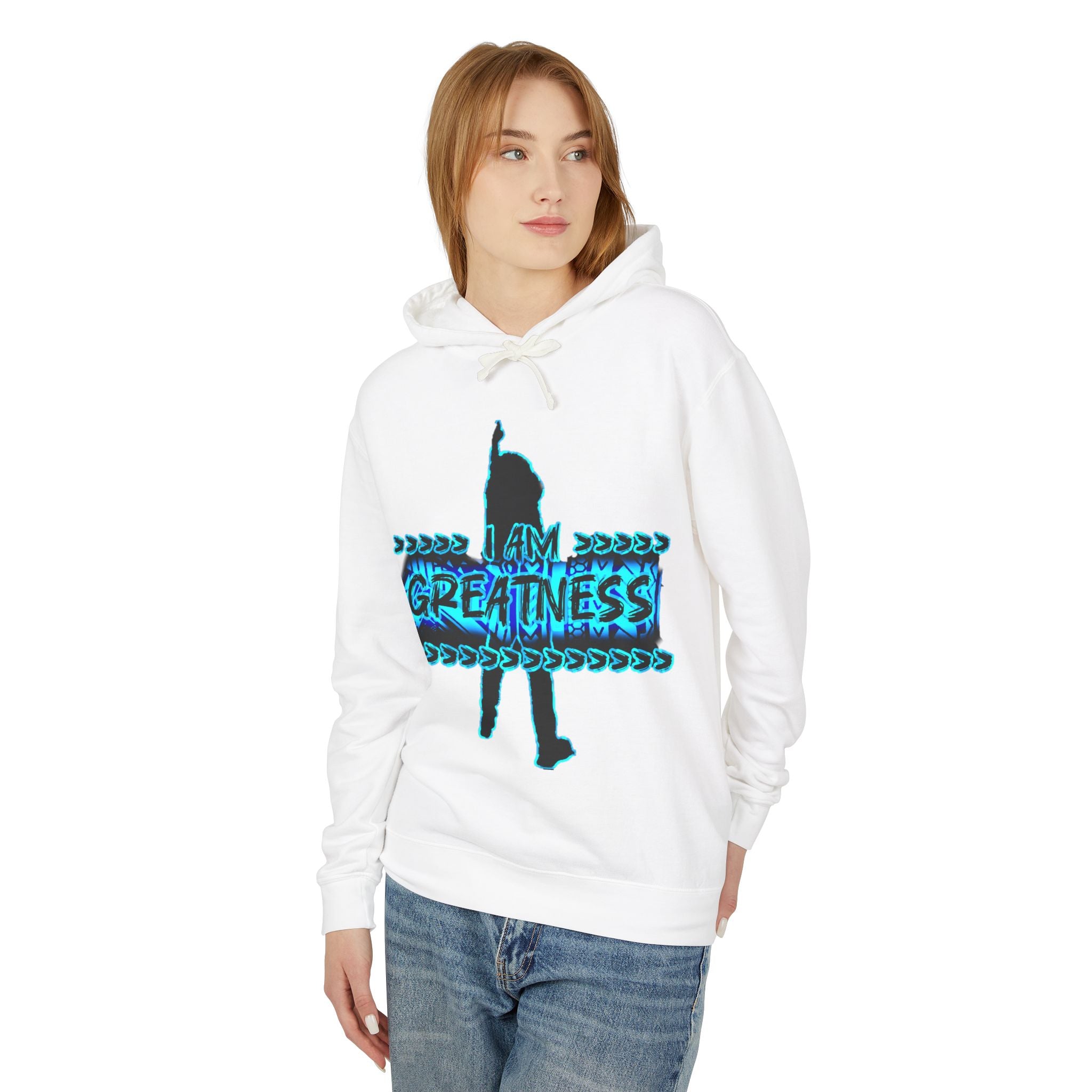 I Am Greatness Hoodie — Inspirational Musician Silhouette Pullover