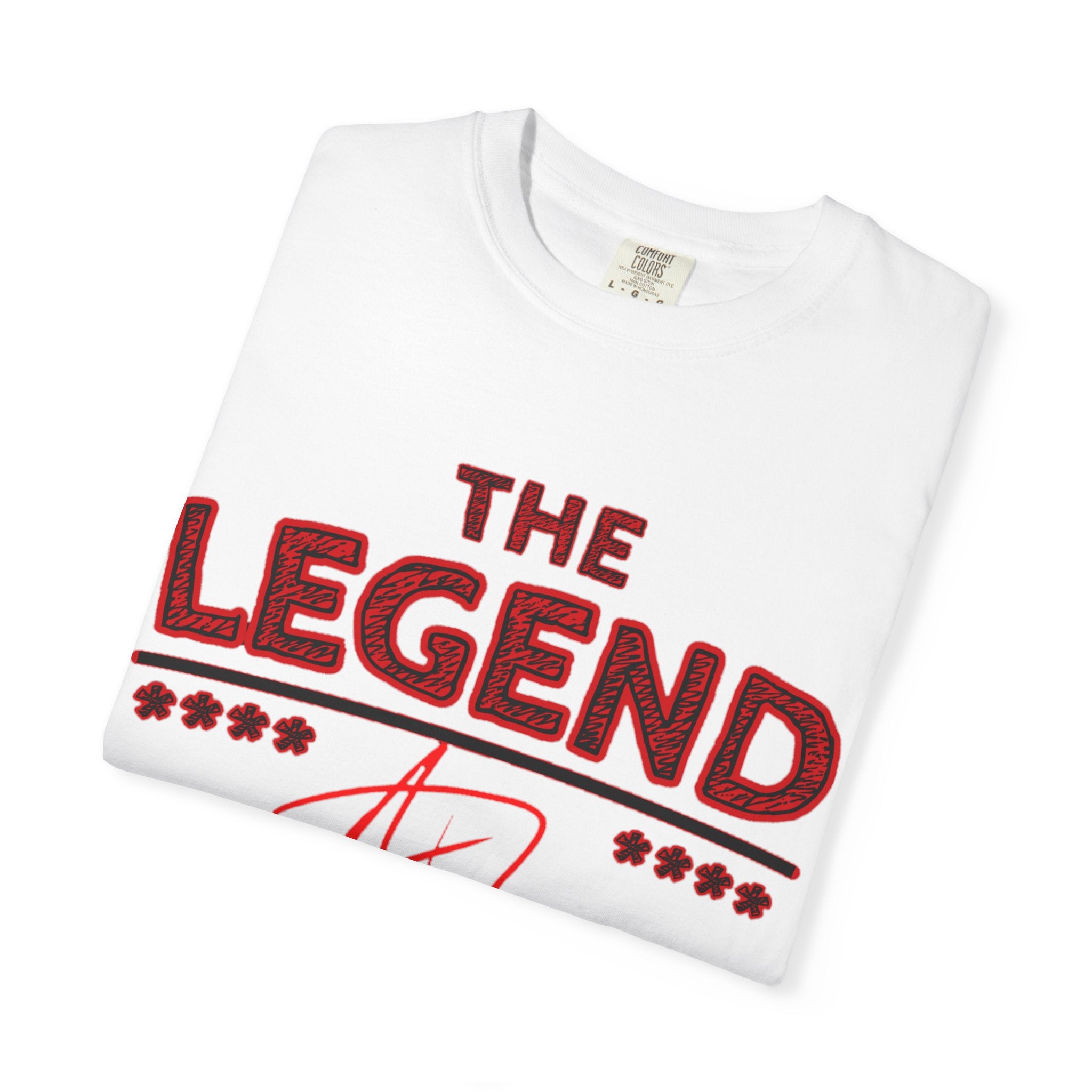 "The Legend" Scriptive T-shirt - Graphic designer Streetwear