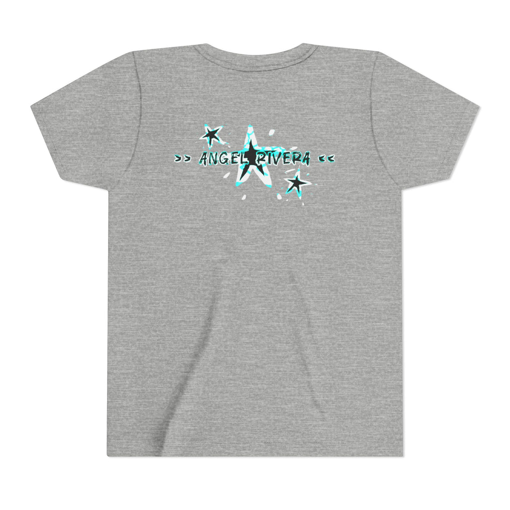 Youth Tee — "OG Final Boss" Graphic Shirt with Cyan Star Nameback