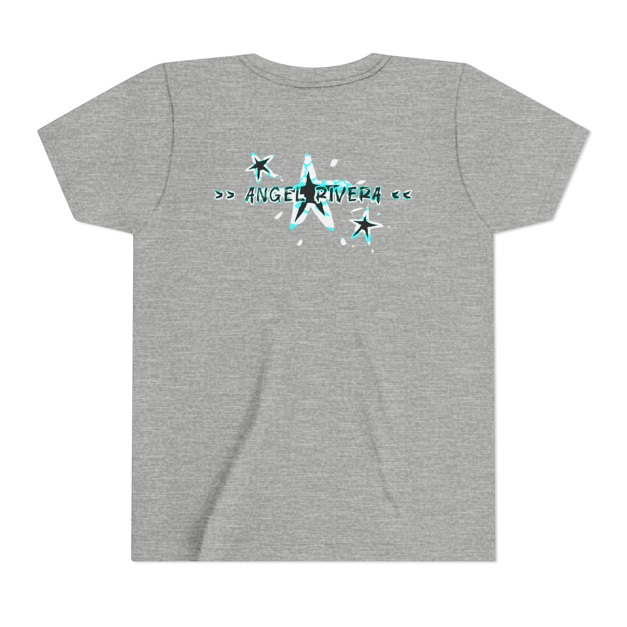 Youth Tee — "OG Final Boss" Graphic Shirt with Cyan Star Nameback