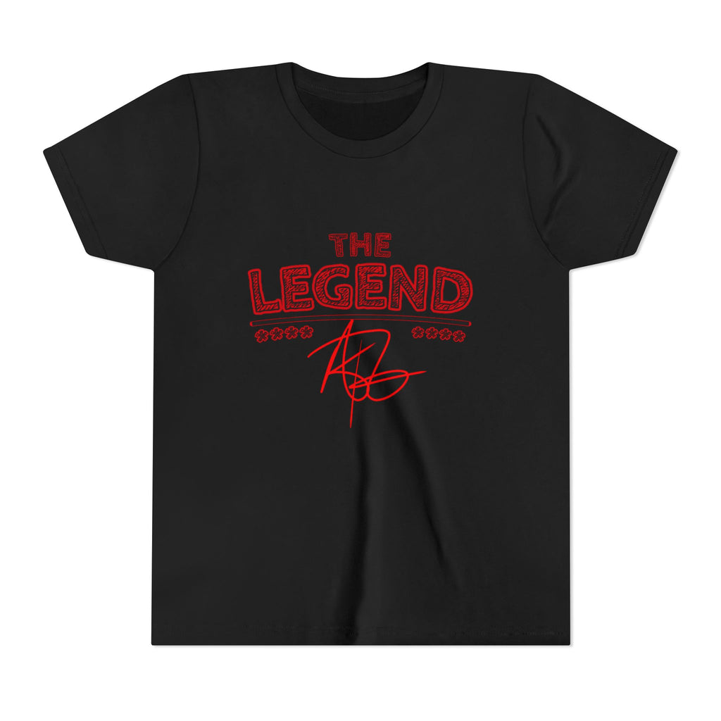Youth Tee “The Legend” Graphic Shirt with Signature & Star Back Print
