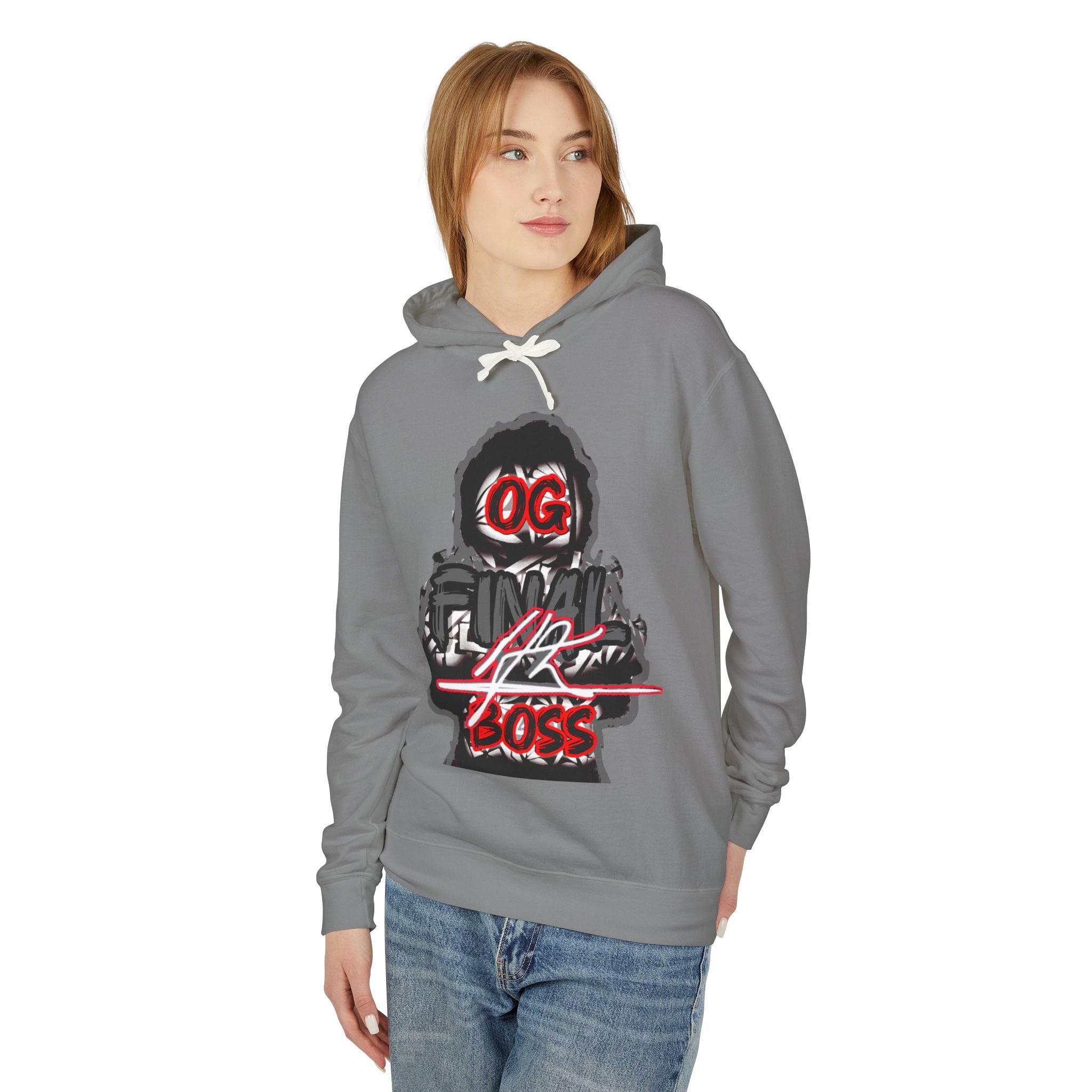 OG Final Boss Hoodie — Platinum graphic Pullover