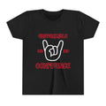 Youth Tee — "Unbreakable Confidence" Graphic Shirt with Hand Sign Design