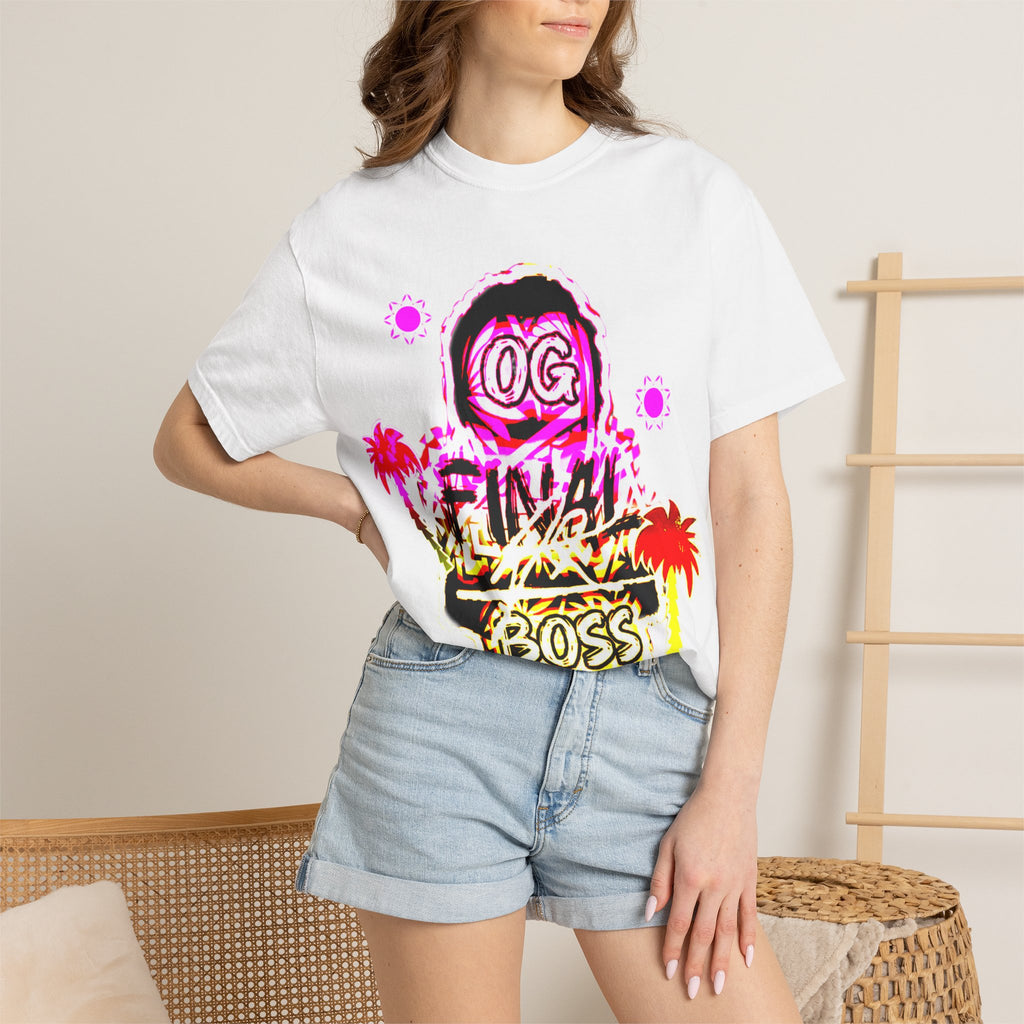 OG Final Boss Graphic T-Shirt —  Beach Palm Tee/Summer Edition T-shirt