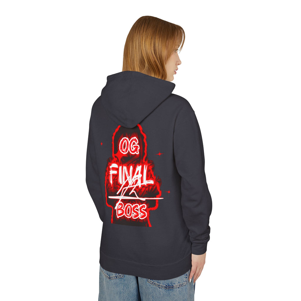 OG Final Boss Hoodie — Ruby graphic Pullover