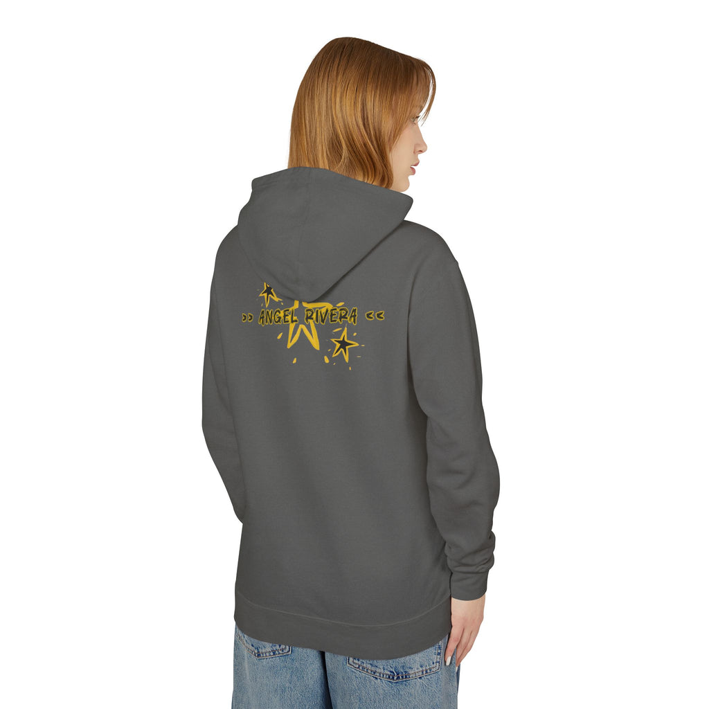 Hoodie — “OG Final Boss” Gold Star Graphic Lightweight Hooded Sweatshirt