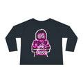 Toddler Tee — 'OG Lil Boss' Neon Graphic Long Sleeve