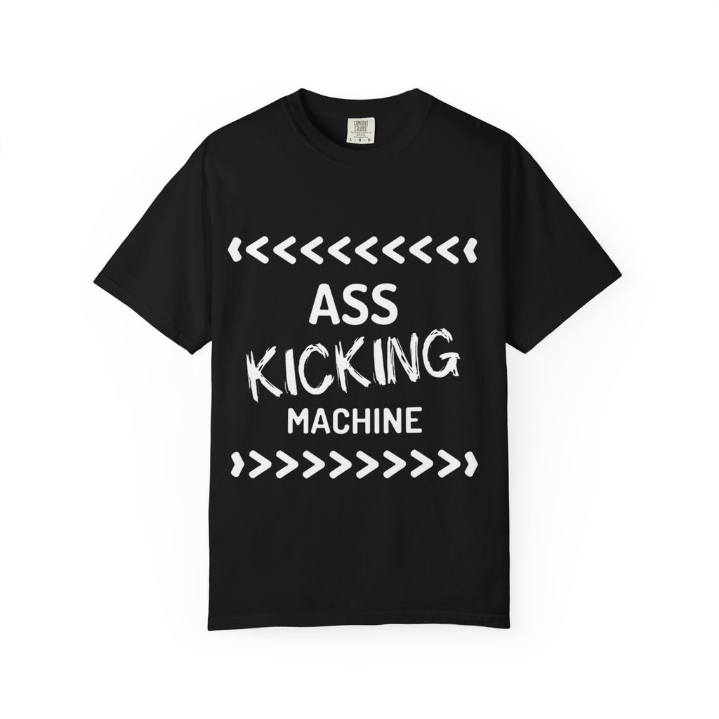 Ah kicking machine - Unisex Garment-Dyed T-shirt