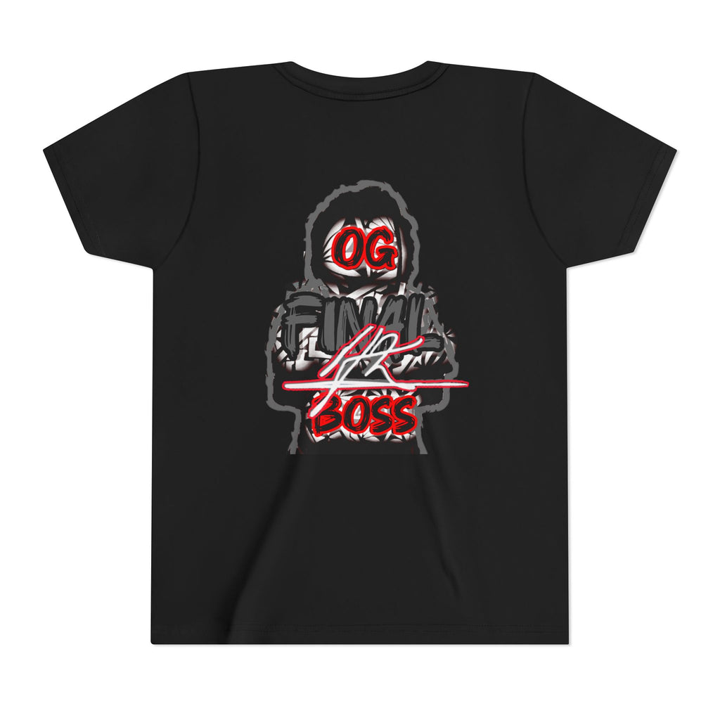 Youth Tee — "OG Final Boss" - Platinum - Graphic Shirt