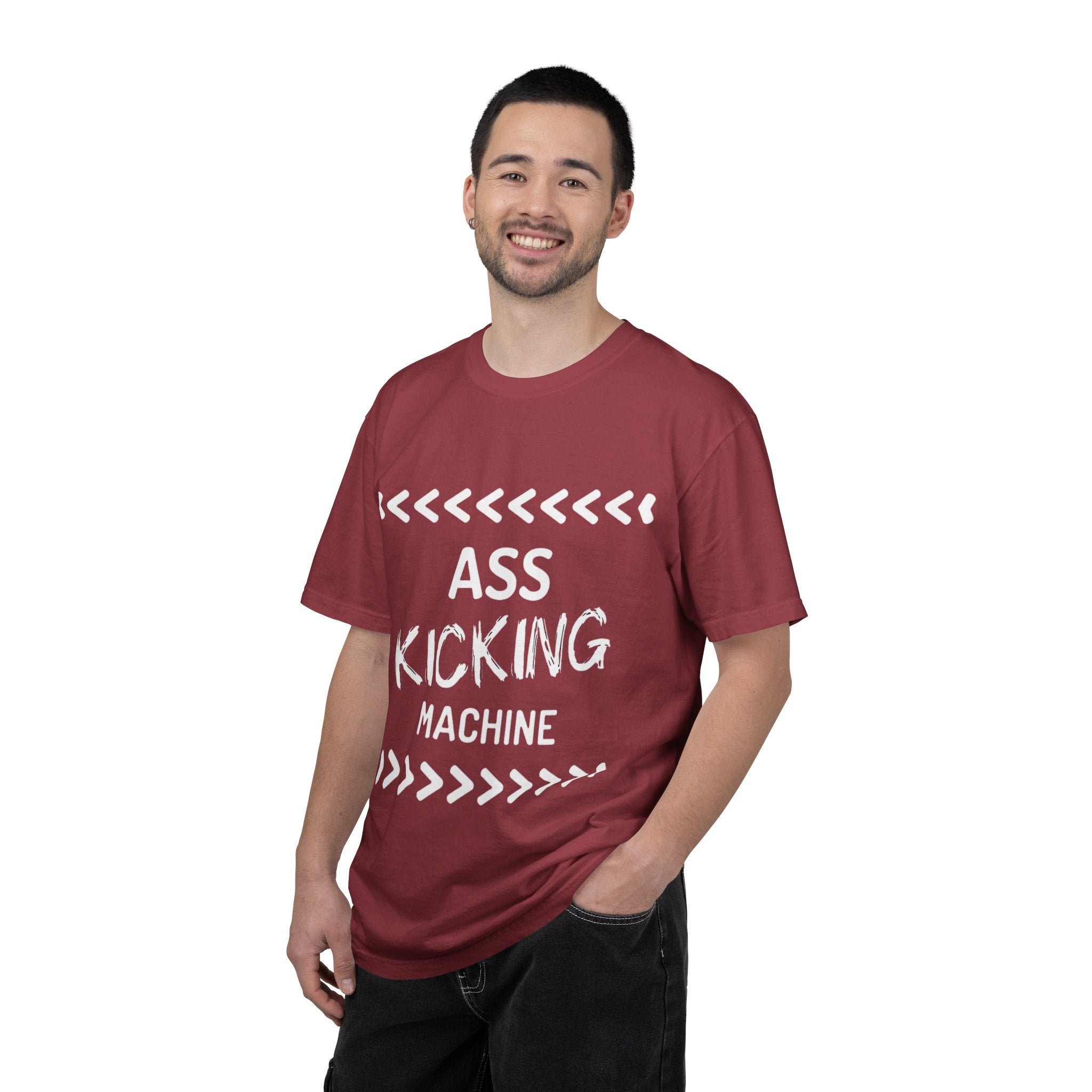 Ah kicking machine - Unisex Garment-Dyed T-shirt