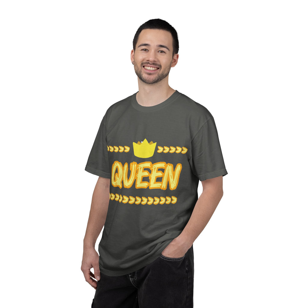 Queen Graphic T-Shirt — Yellow Crown Casual Tee