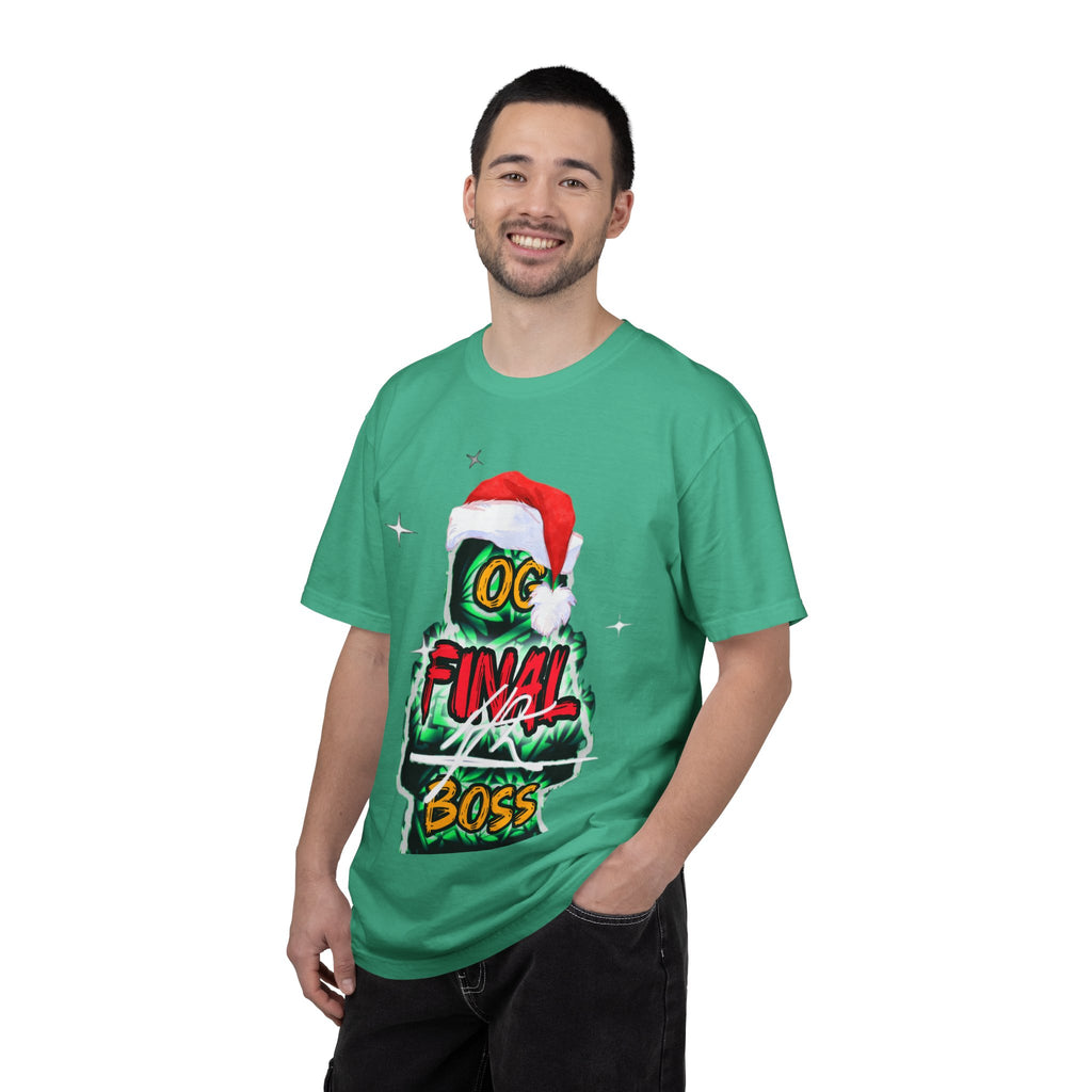 OG final Boss - XMAS Edition - Unisex Garment-Dyed T-shirt