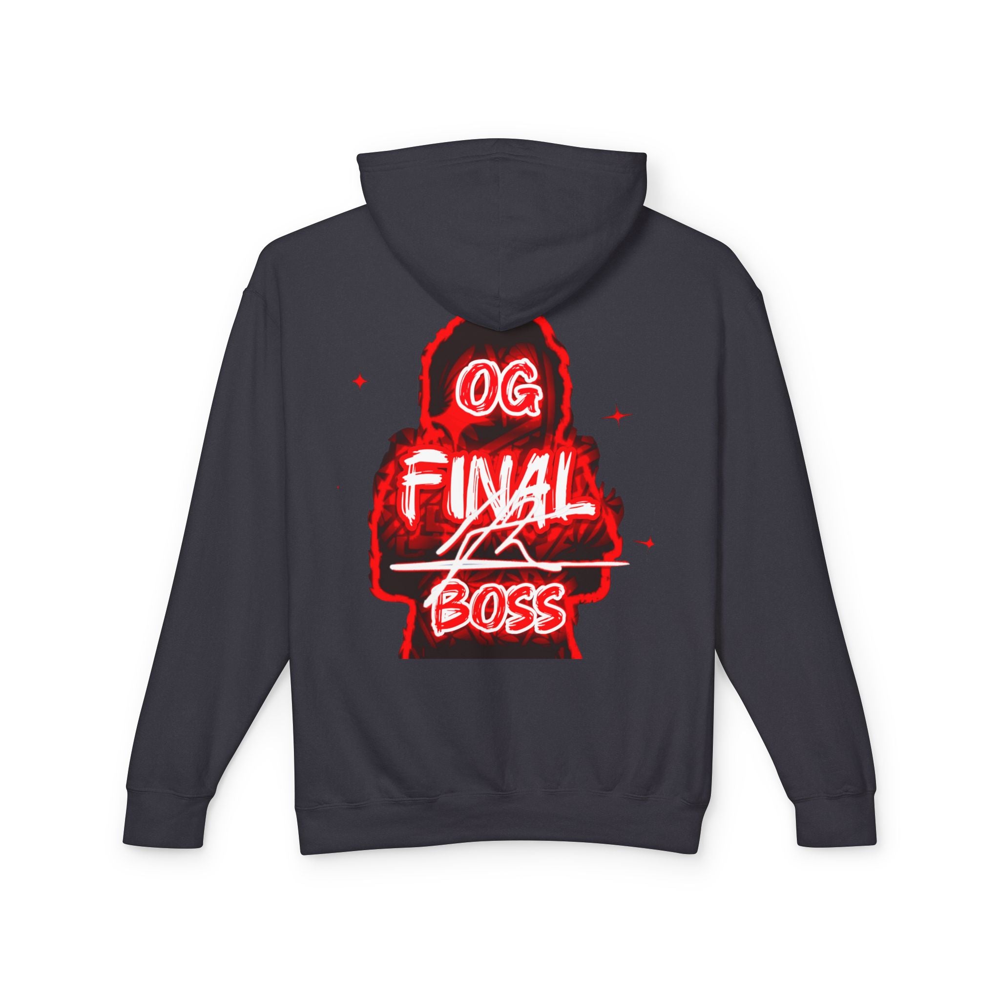 OG Final Boss Hoodie — Ruby graphic Pullover