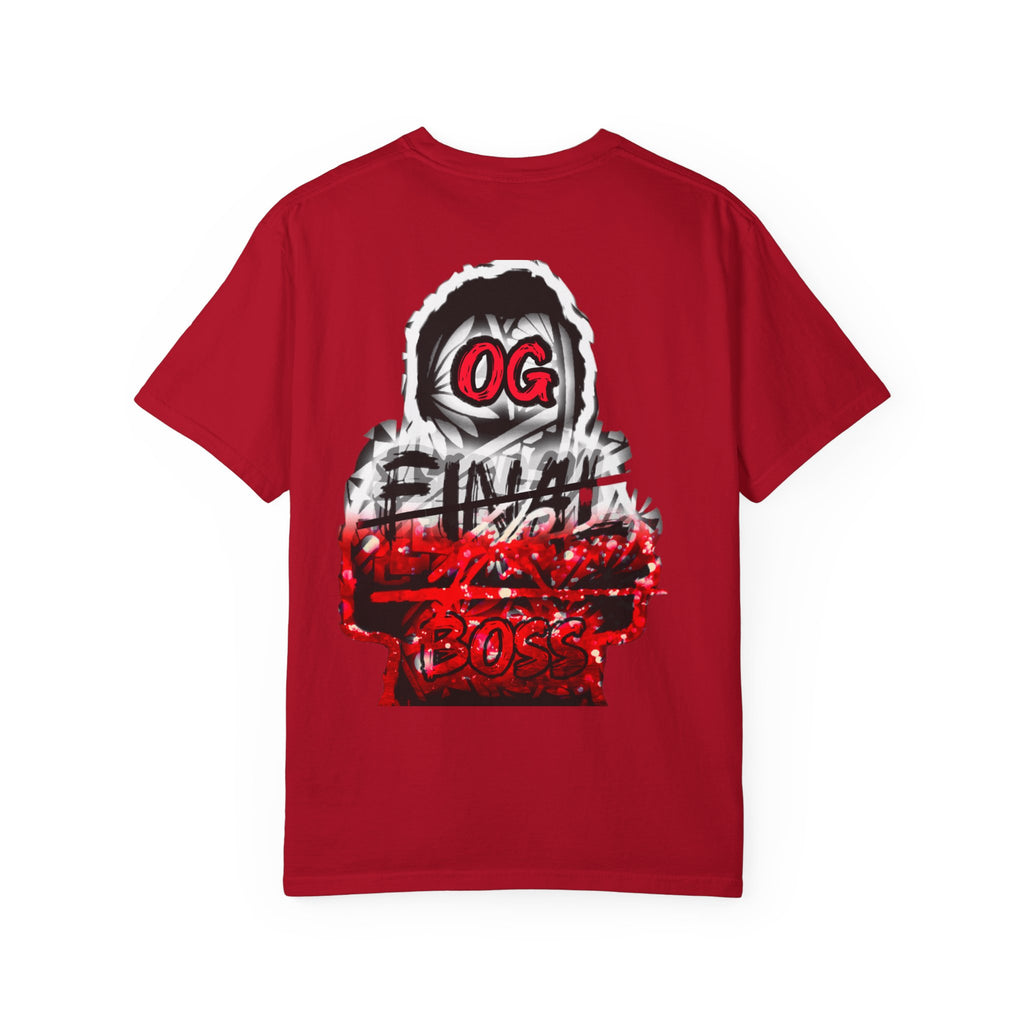 OG F Boss Unisex Garment-Dyed T-shirt