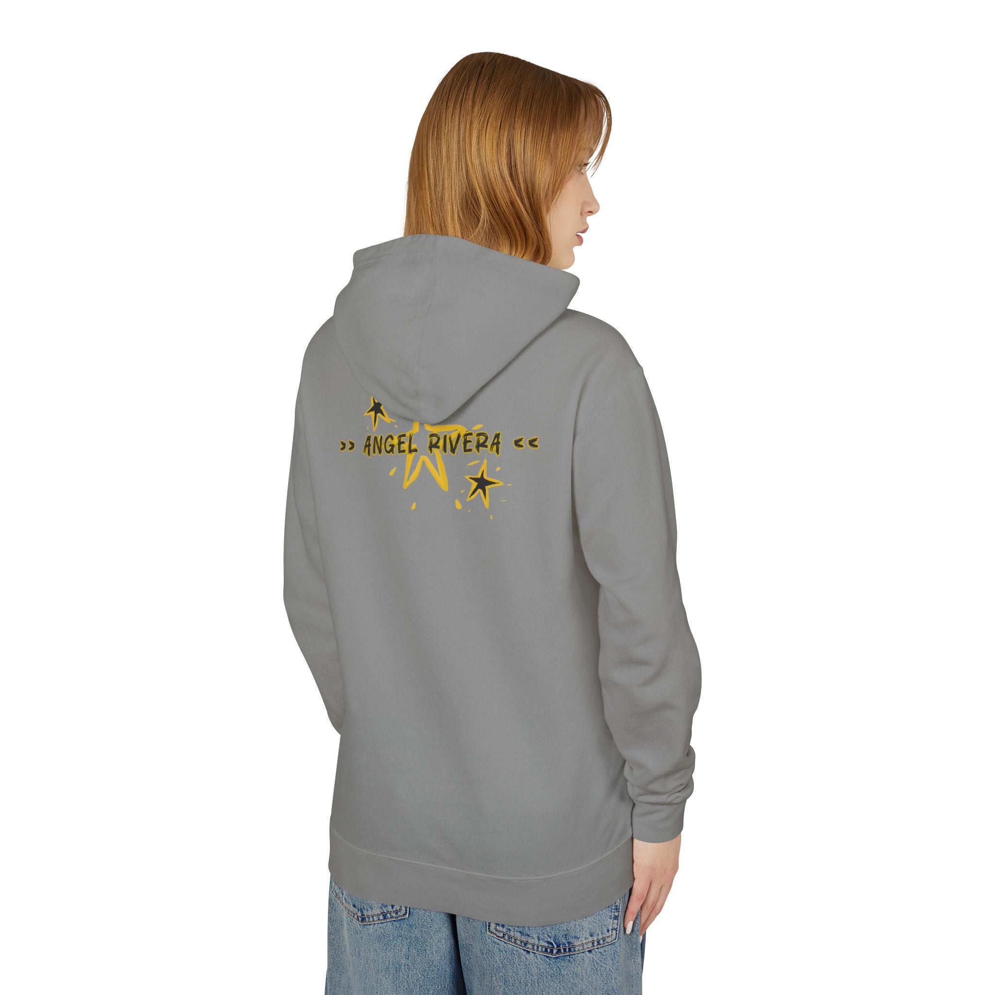 Hoodie — “OG Final Boss” Gold Star Graphic Lightweight Hooded Sweatshirt