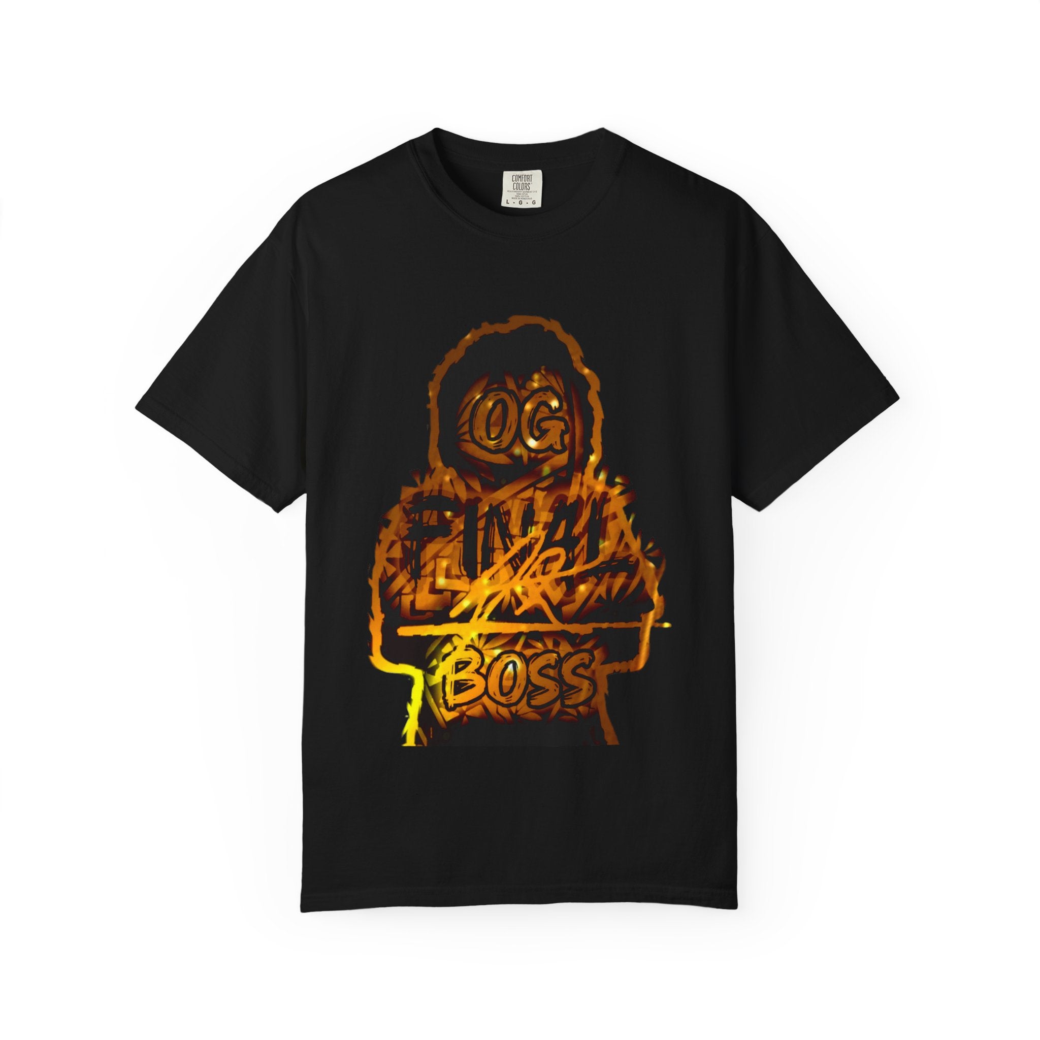 OG Final Boss T-shirt —  Golden - Graphic designer Streetwear