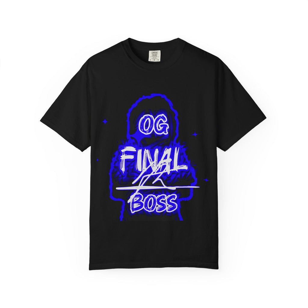 OG Final Boss T-shirt — Sapphire Graphic designer