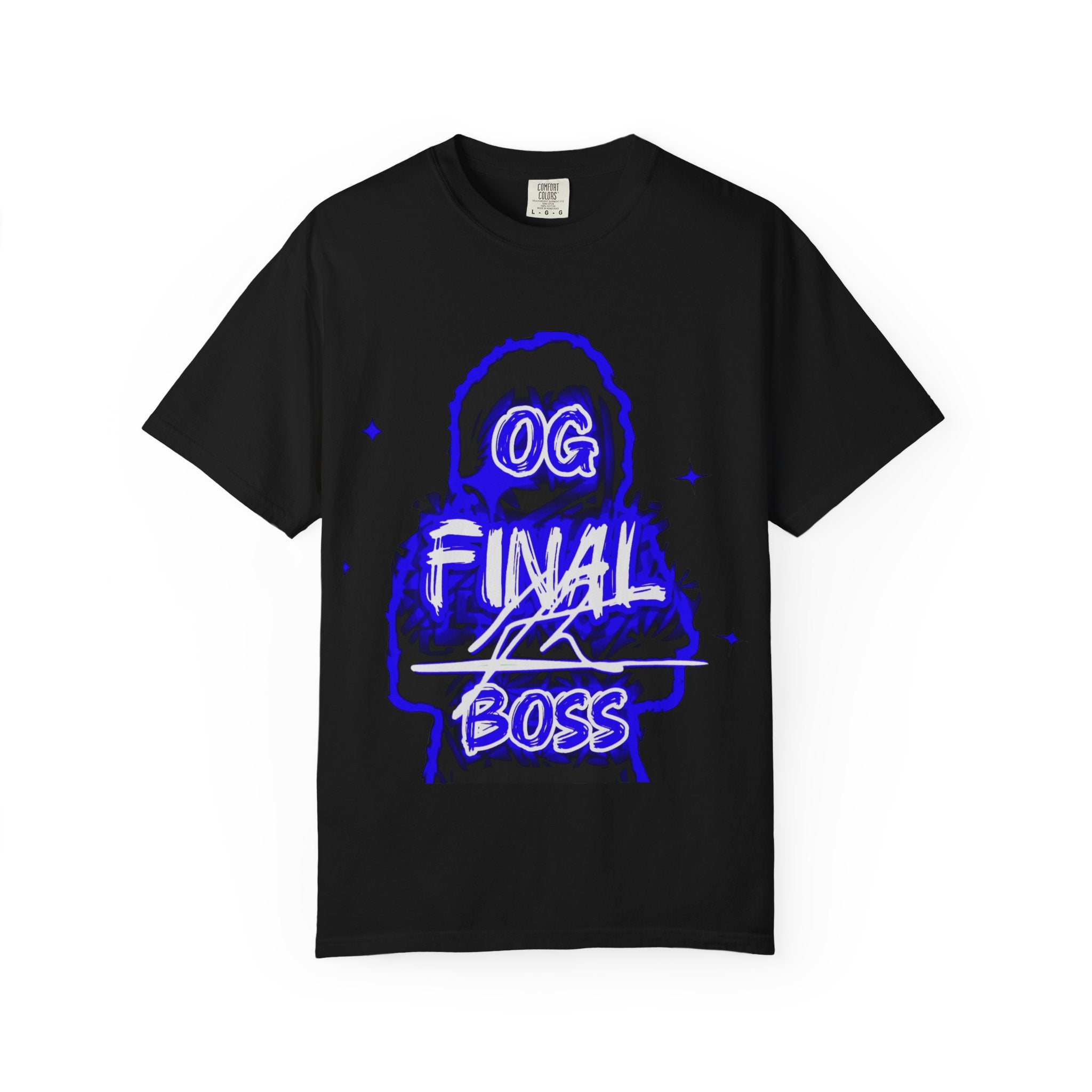 OG Final Boss T-shirt — Sapphire Graphic designer