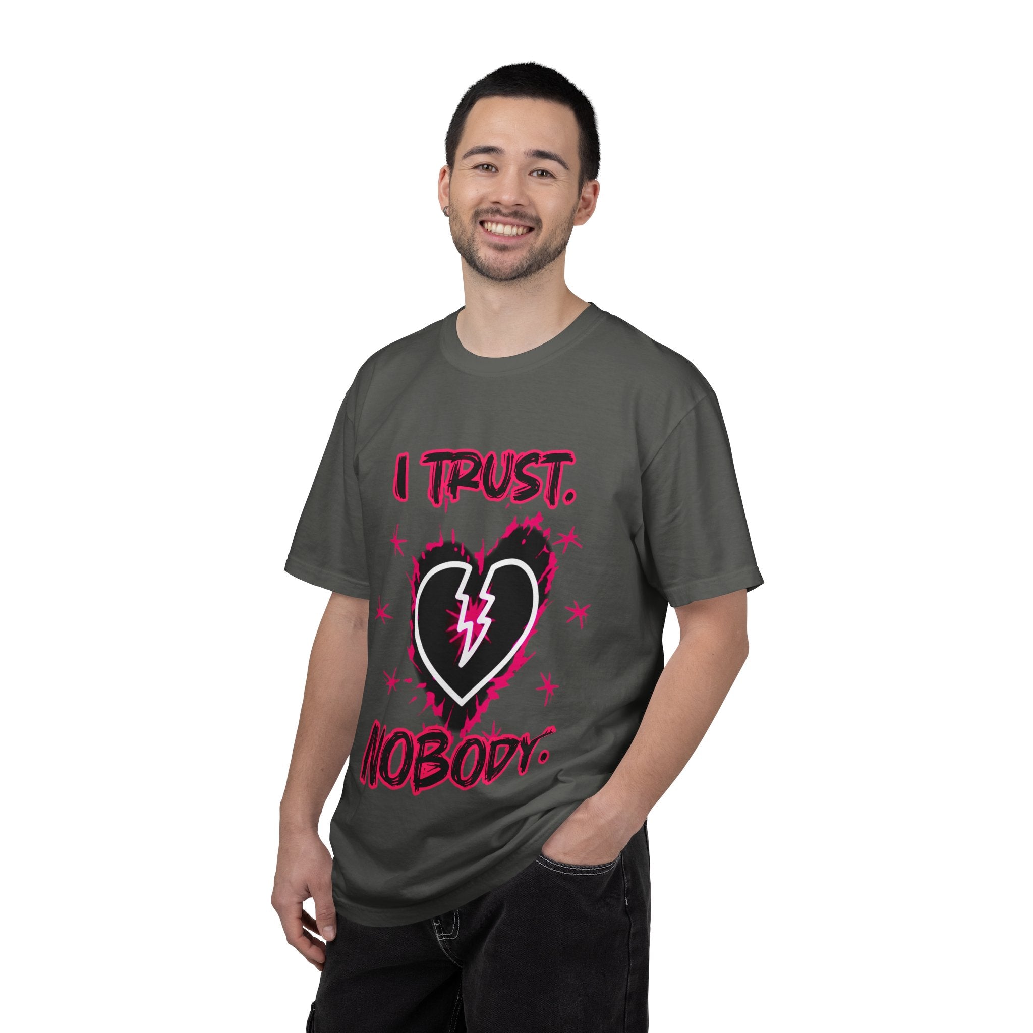 I Trust Nobody T-Shirt — Broken Heart Graphic Tee