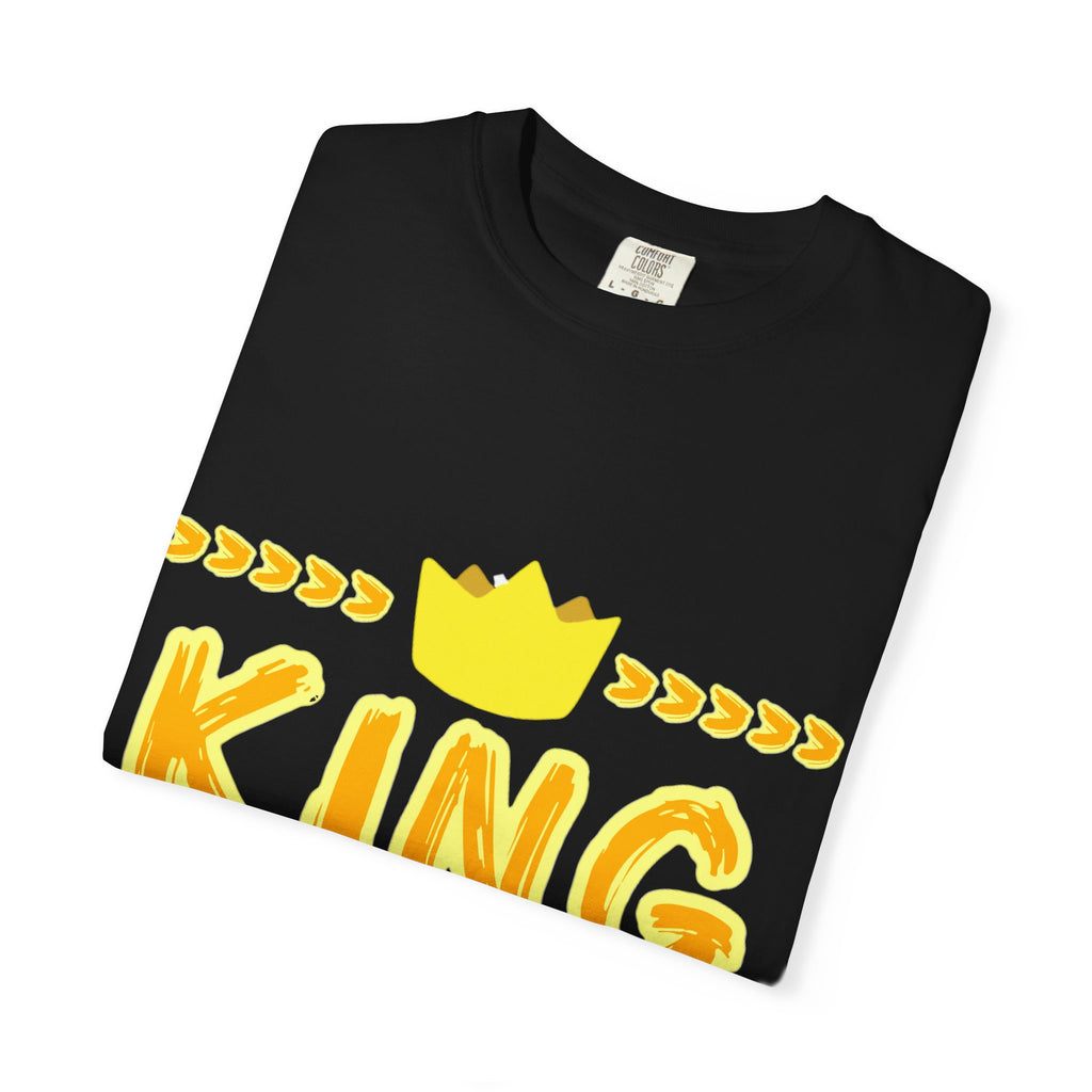 King graphic Yellow - Unisex Garment-Dyed T-shirt