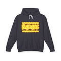 Badass Flame Graphic Hoodie — Bold Retro Fire Text Lightweight Hooded Sweatshirt