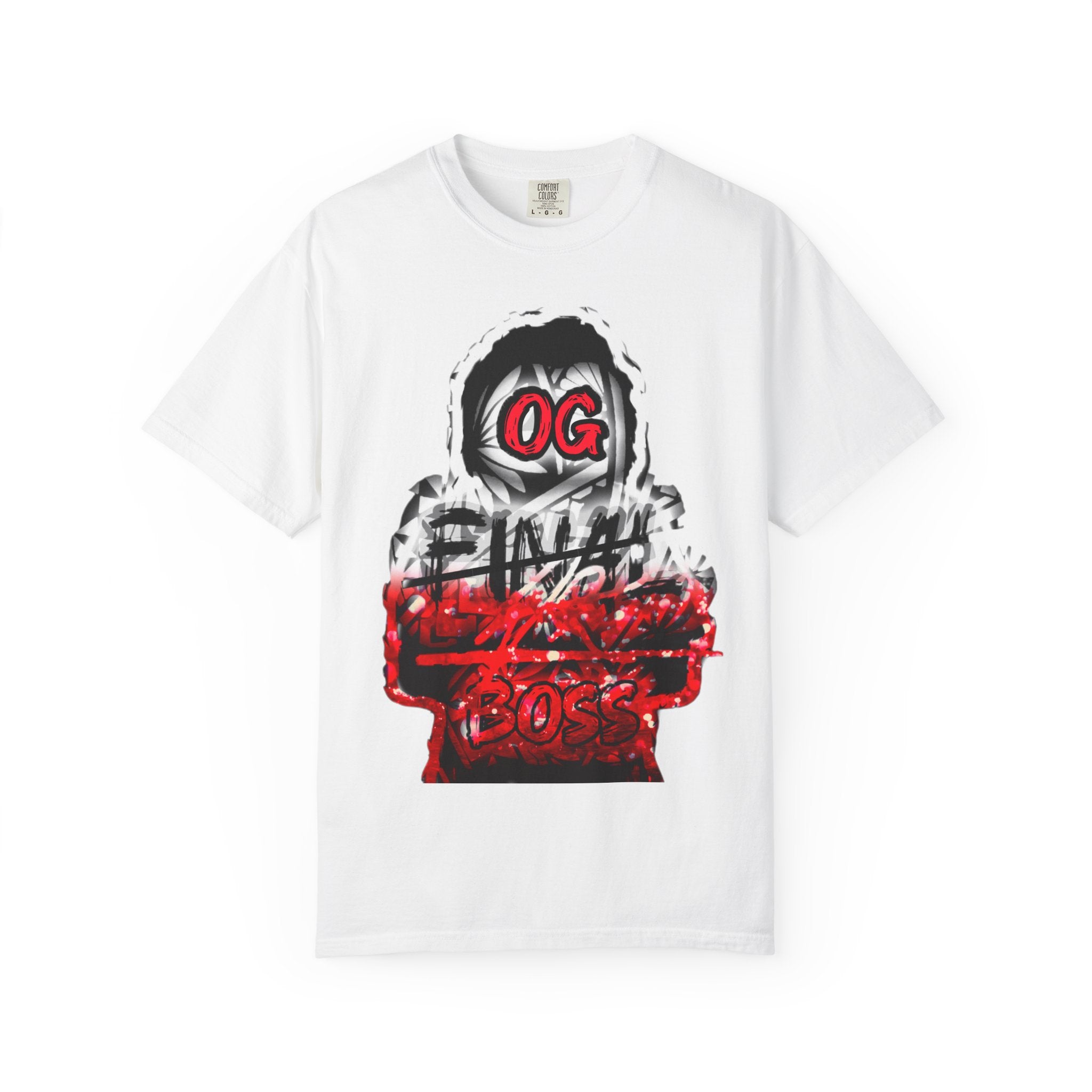 OG F Boss Unisex Garment-Dyed T-shirt