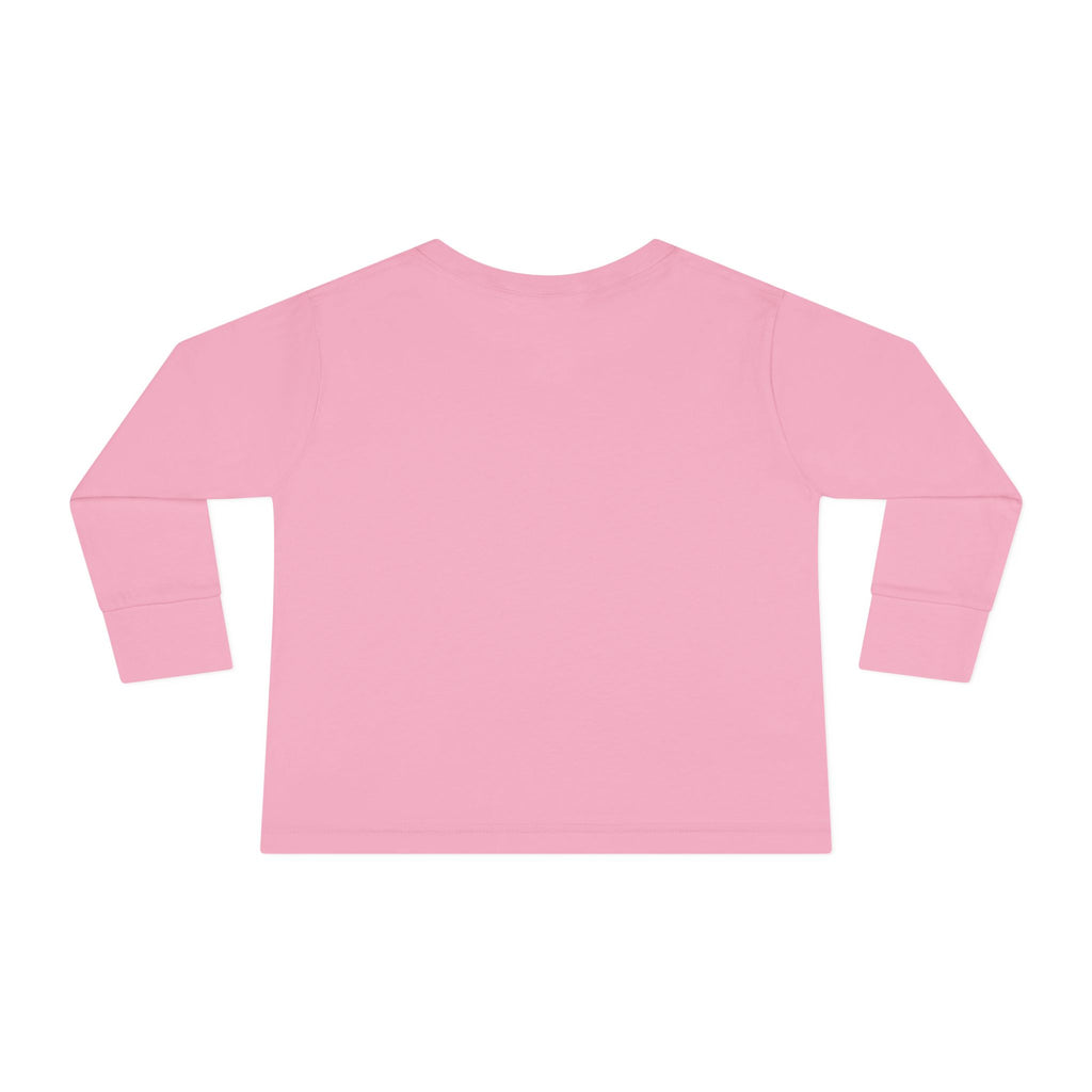 Toddler Tee — 'OG Lil Boss' Neon Graphic Long Sleeve