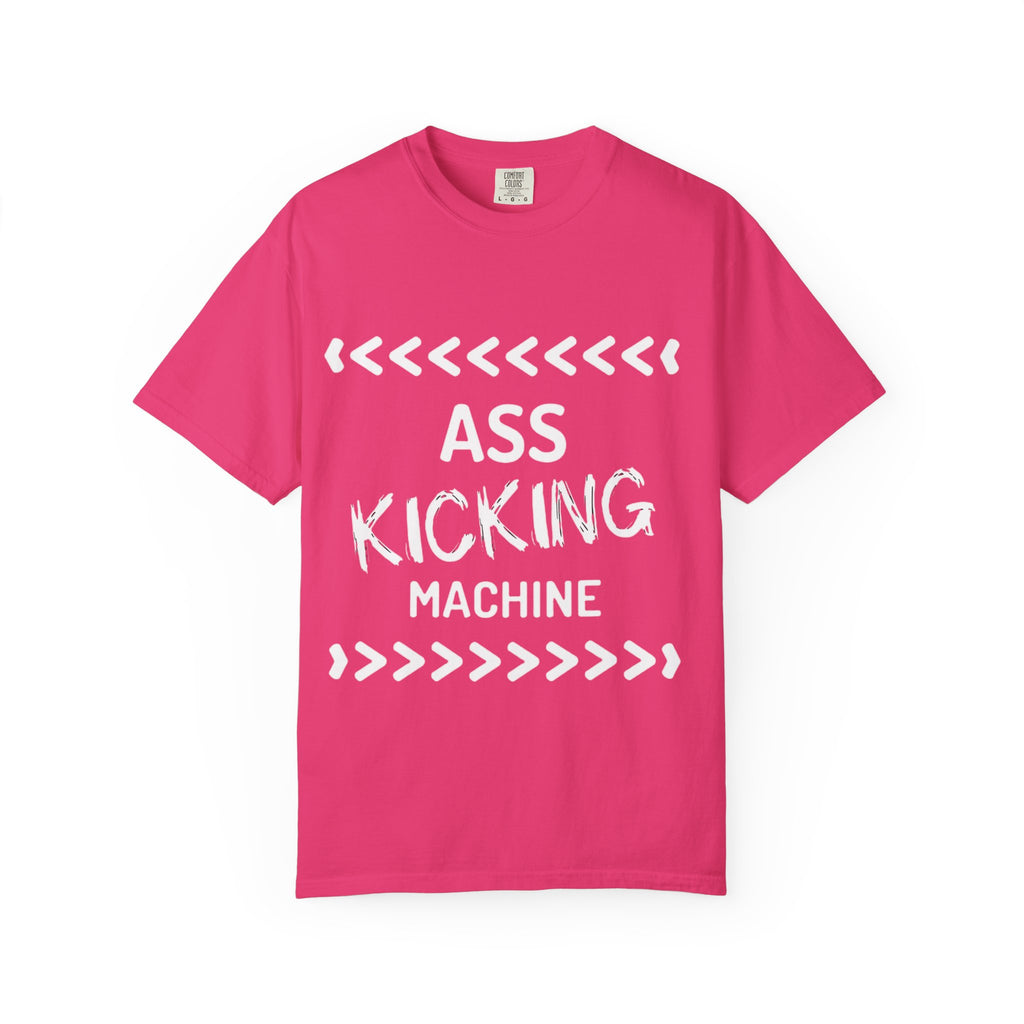 Ah kicking machine - Unisex Garment-Dyed T-shirt