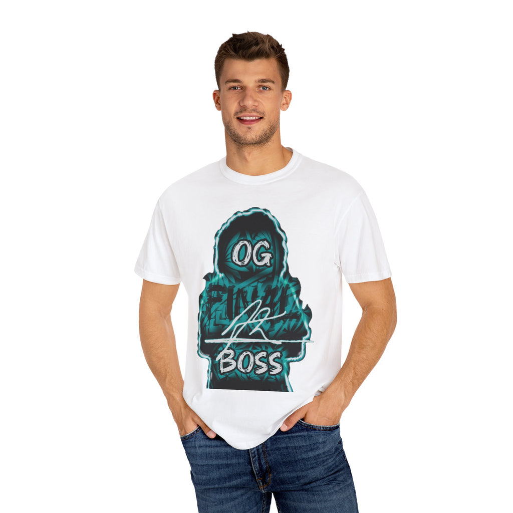 OG Boss Unisex Garment-Dyed T-Shirt - Street Style Graphic Tee for Trendsetters