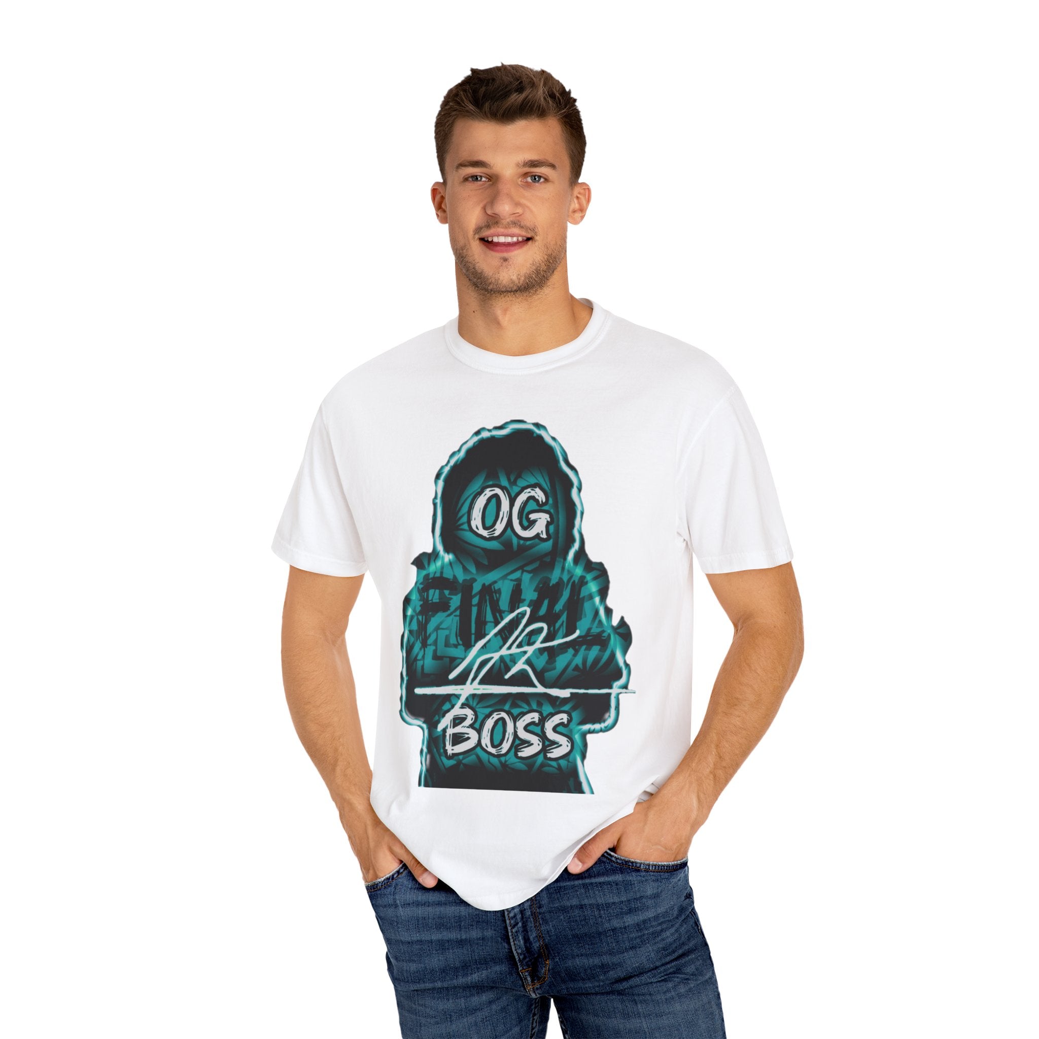 OG Boss Unisex Garment-Dyed T-Shirt - Street Style Graphic Tee for Trendsetters