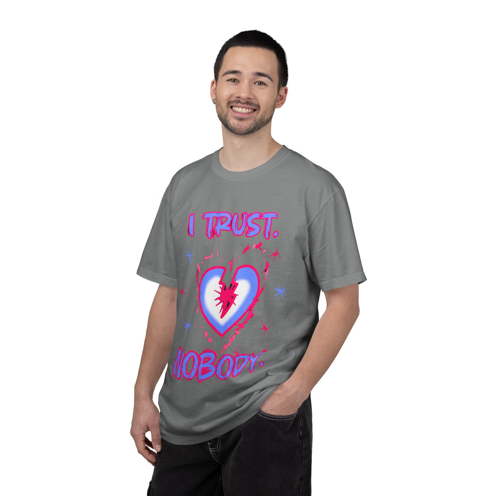 I Trust Nobody Heart Graphic T-Shirt