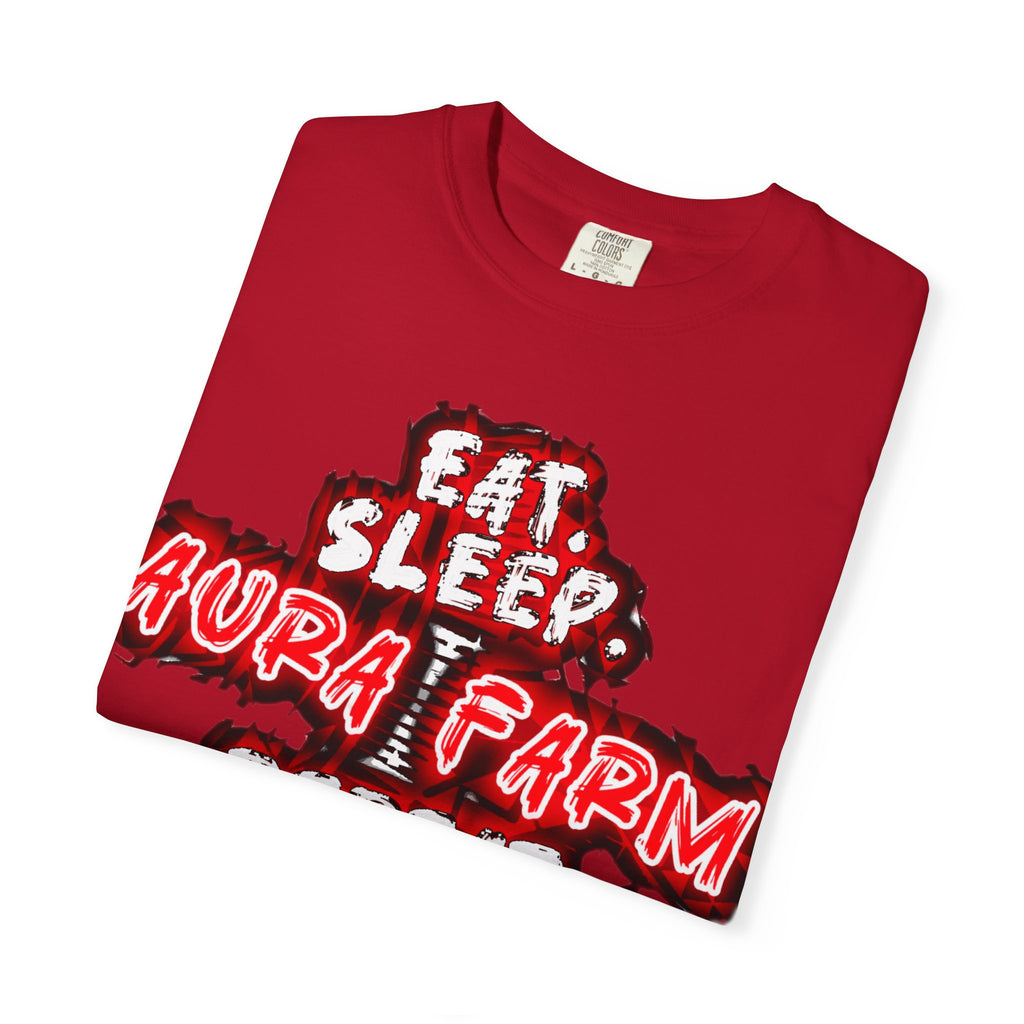 Unisex Farm Life T-shirt - Eat Sleep Aura Farm Repeat, Perfect for Farmers, Casual Wear, Gifts for Nature Lovers, Farm Stay [...]