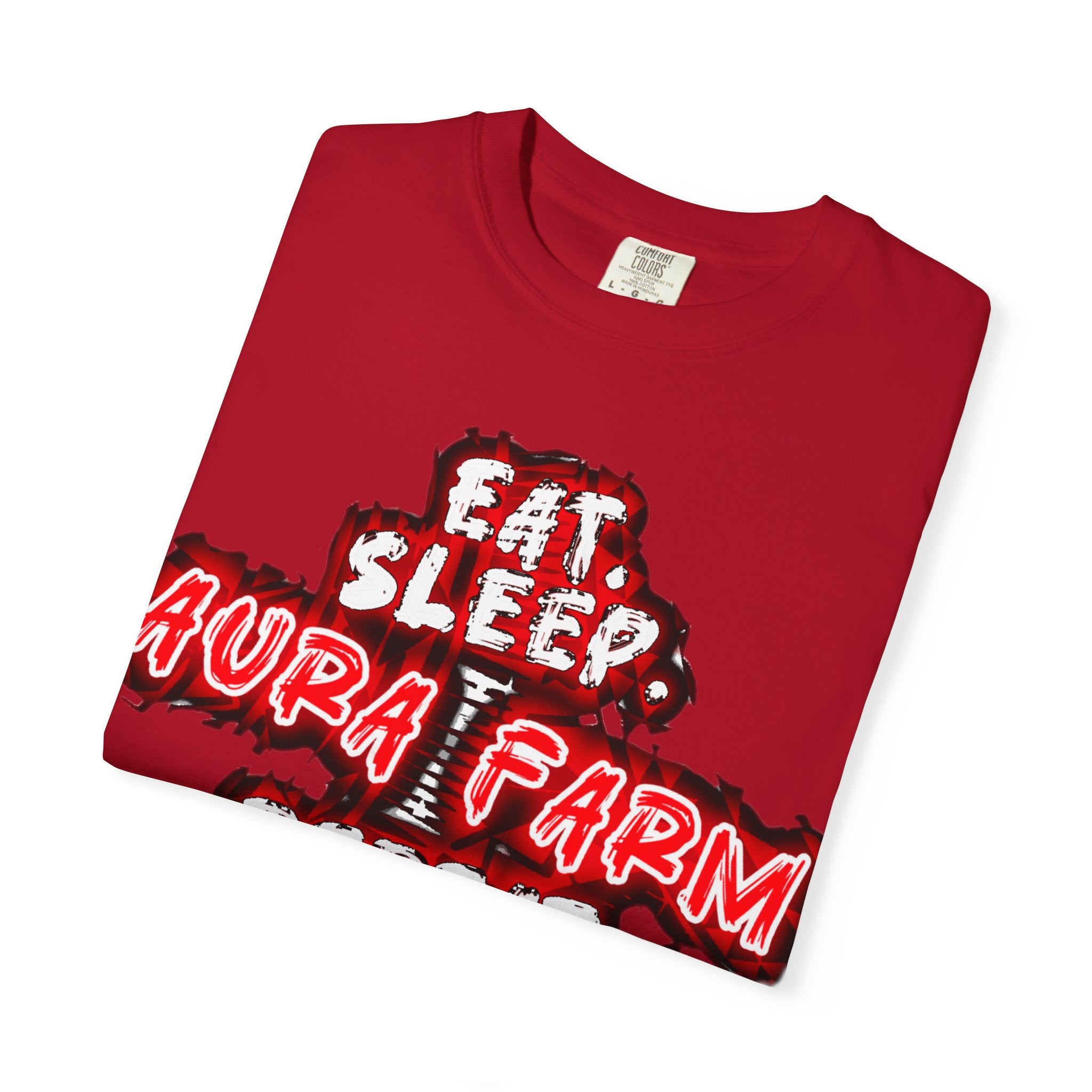 Unisex Farm Life T-shirt - Eat Sleep Aura Farm Repeat, Perfect for Farmers, Casual Wear, Gifts for Nature Lovers, Farm Stay [...]