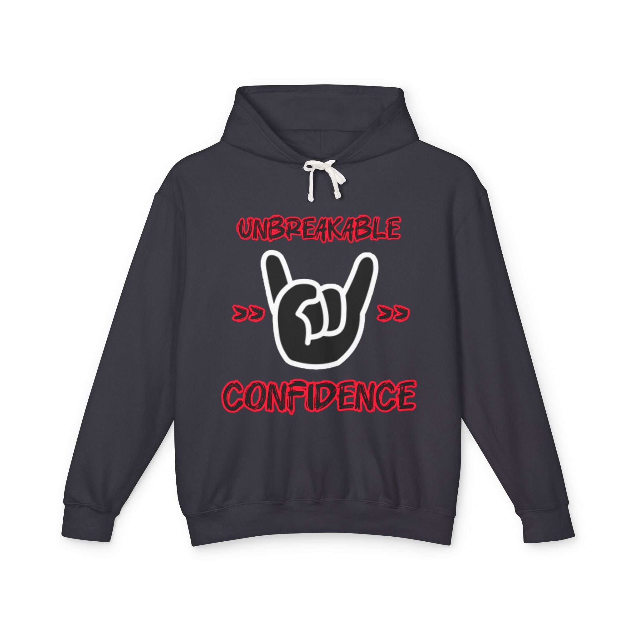 Unbreakable Confidence Hoodie — "Unbreakable Confidence" Graphic Hooded Sweatshirt